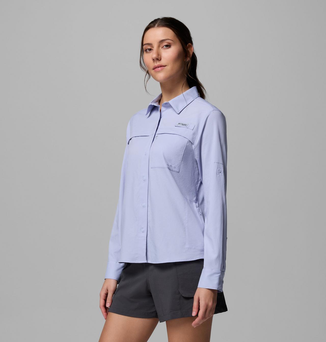 Women's PFG Castback™ Woven Long Sleeve Shirt 4