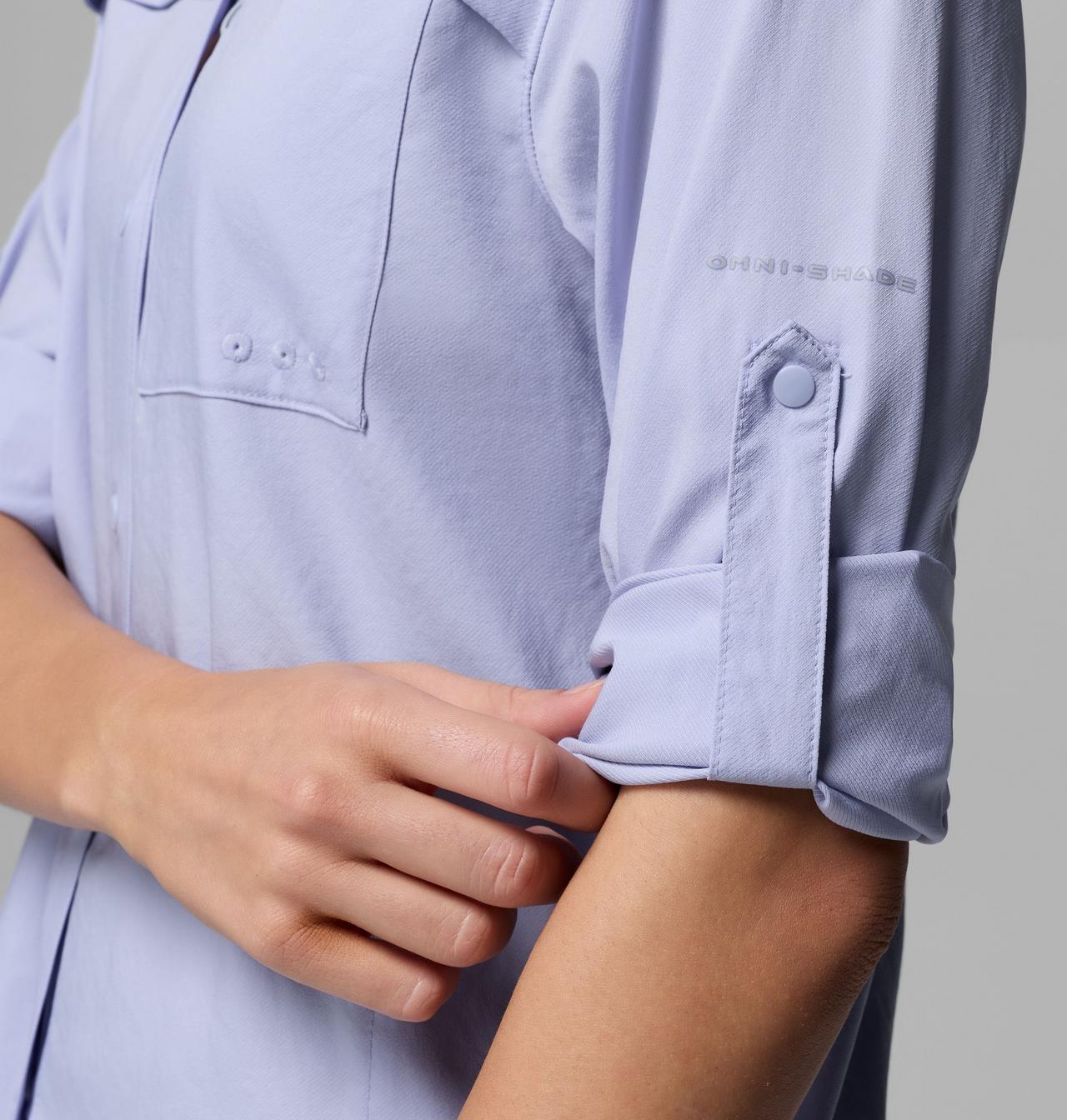 Women's PFG Castback™ Woven Long Sleeve Shirt 6