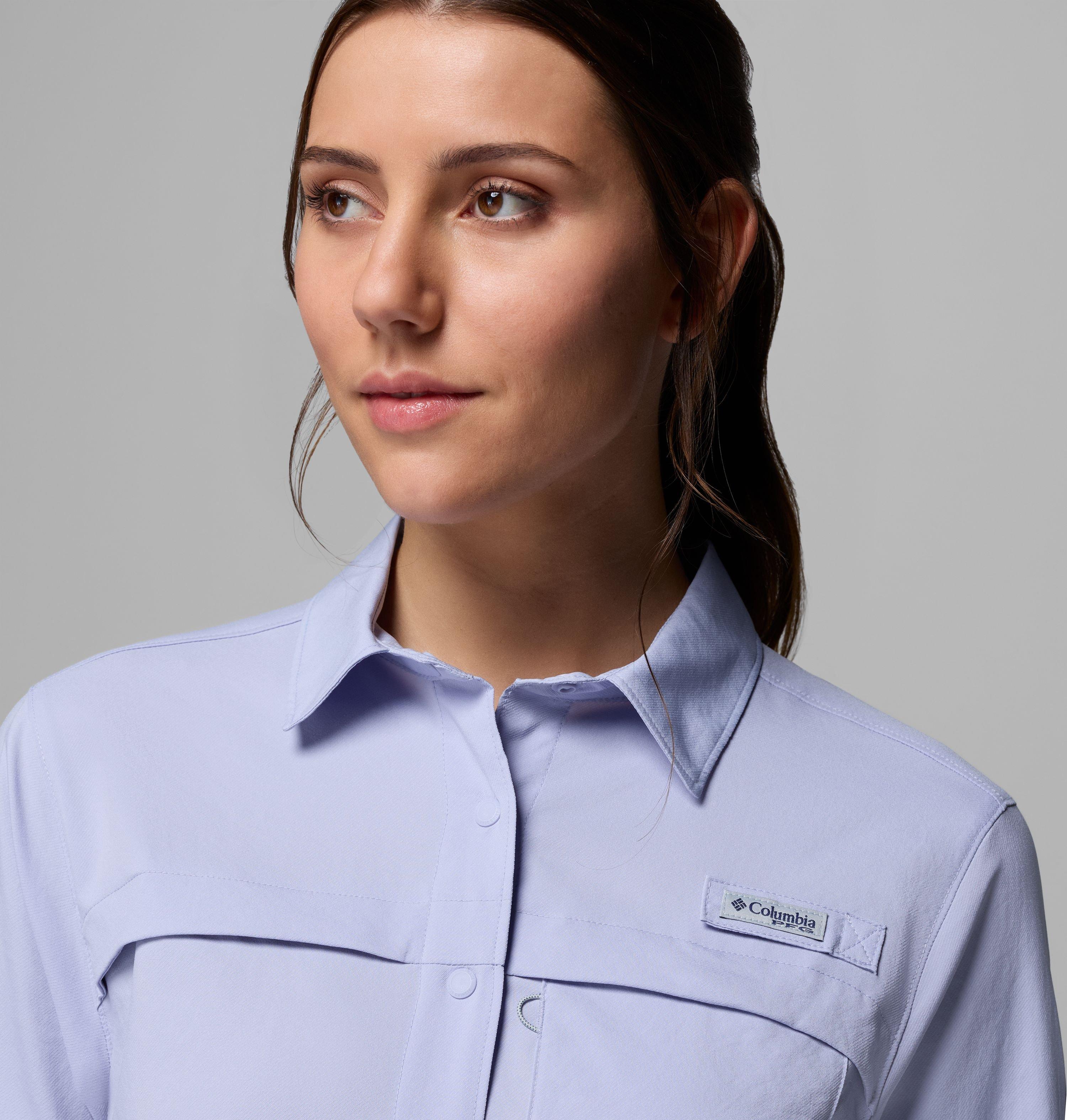Women's PFG Castback Woven Long Sleeve Shirt 7