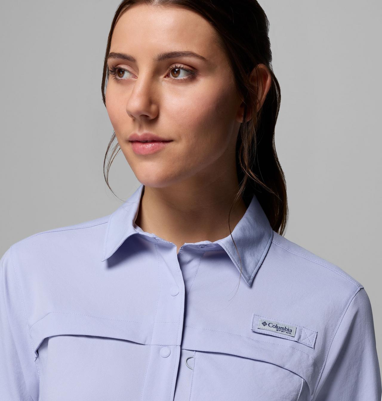 Women's PFG Castback™ Woven Long Sleeve Shirt 7