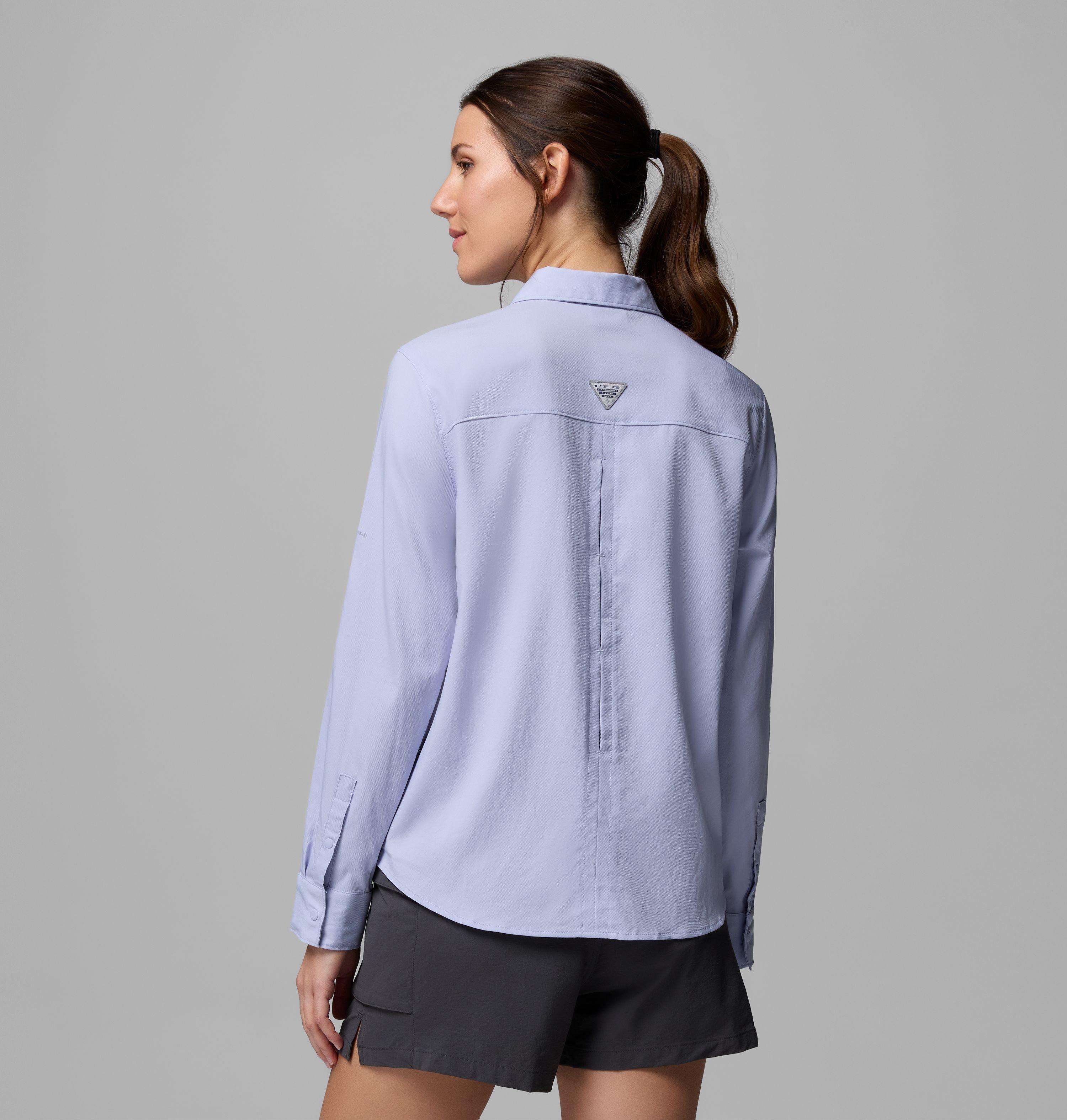 Women's PFG Castback Woven Long Sleeve Shirt 3