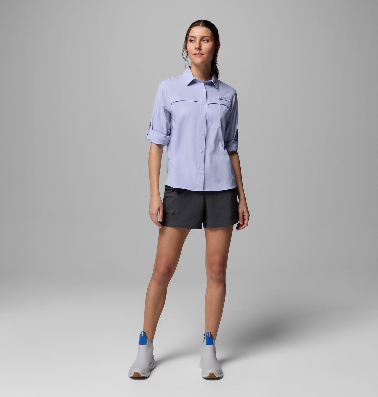 Women's PFG Castback™ Woven Long Sleeve Shirt 2