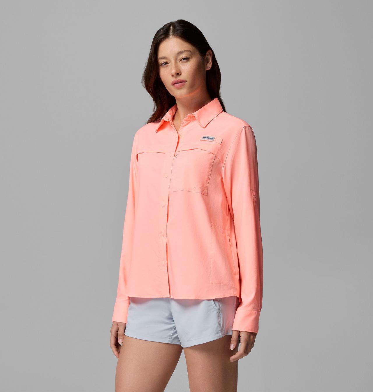 Women's PFG Castback Woven Long Sleeve Shirt 4
