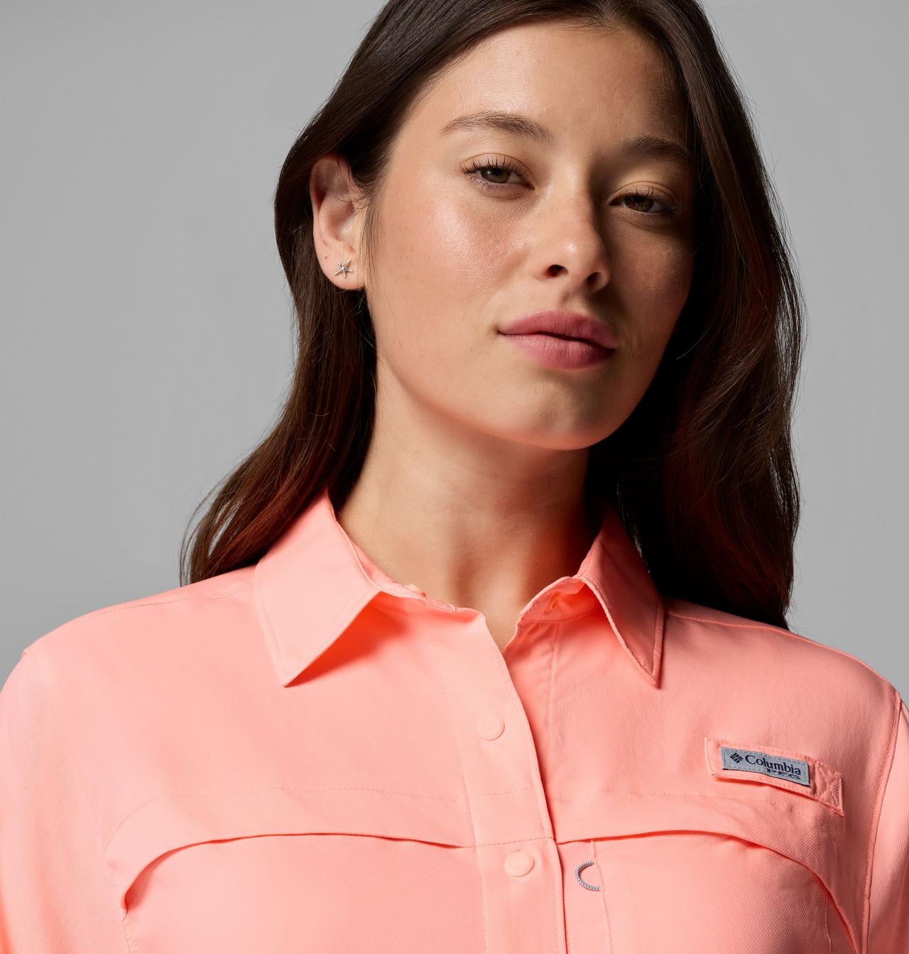 Women's PFG Castback Woven Long Sleeve Shirt 7