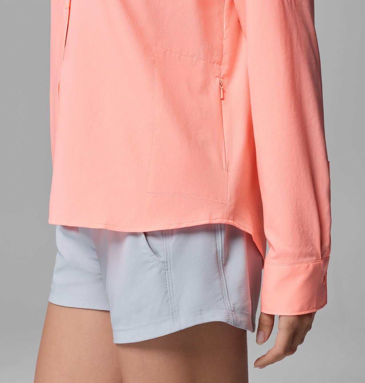 Women's PFG Castback Woven Long Sleeve Shirt 10