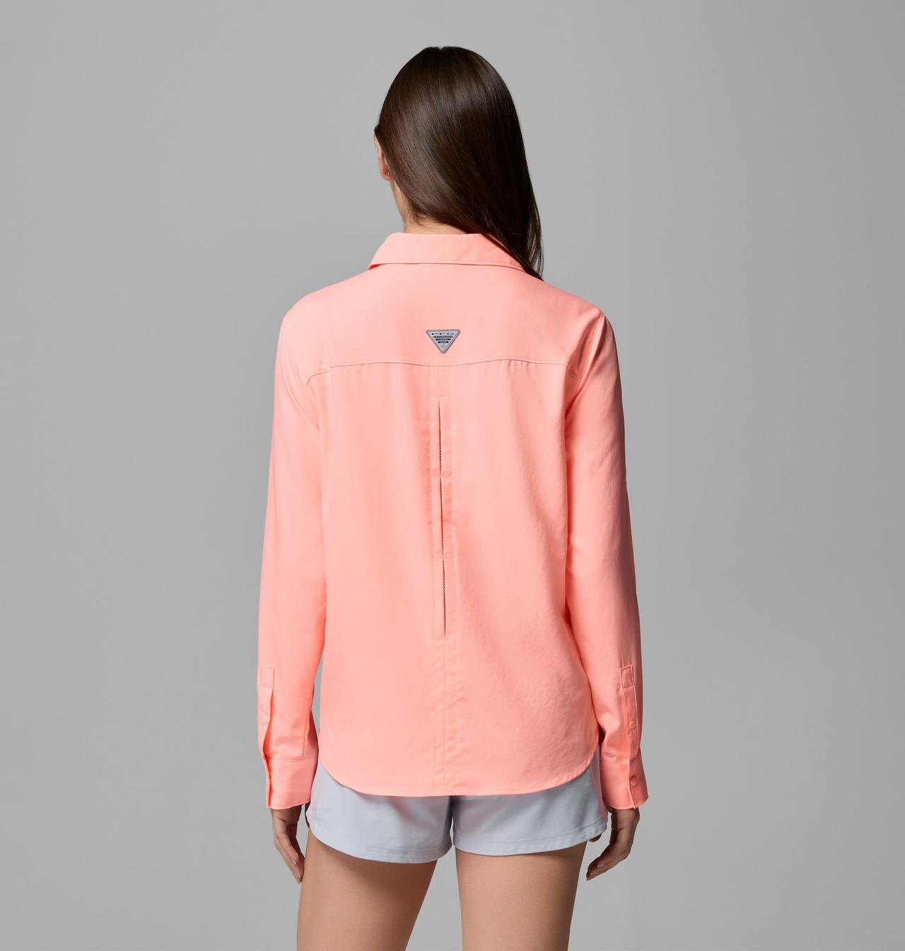 Women's PFG Castback Woven Long Sleeve Shirt 3
