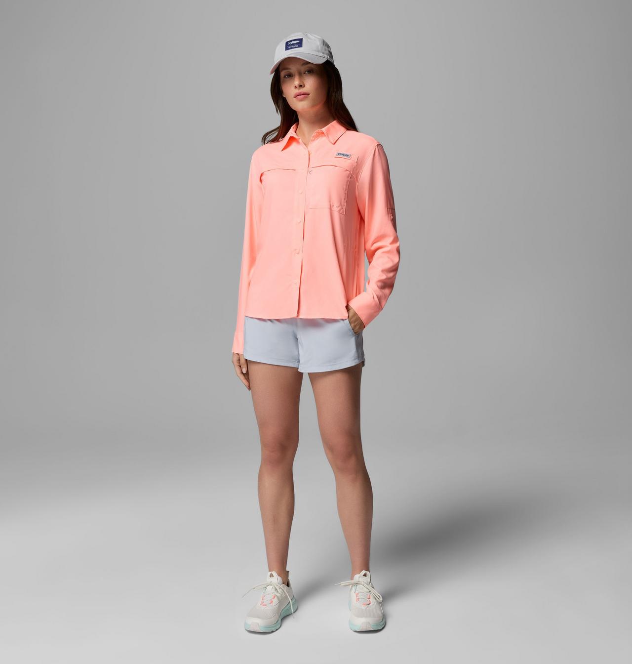 Women's PFG Castback Woven Long Sleeve Shirt 2