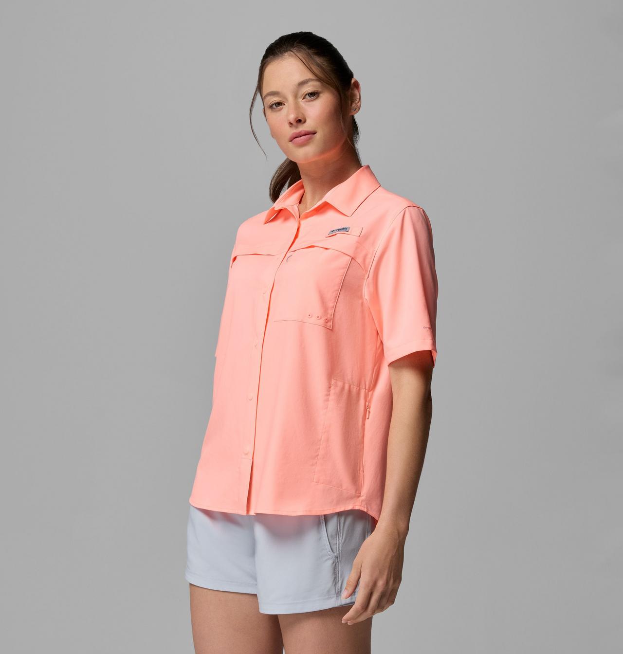 Women's PFG Castback™ Woven Short Sleeve Shirt 4