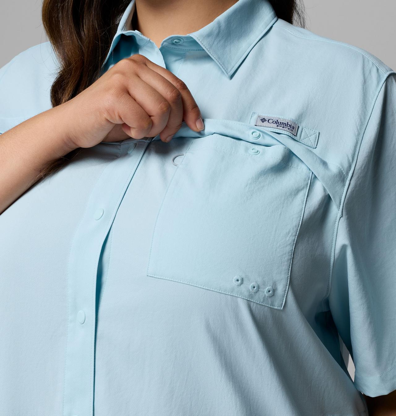 Women's PFG Castback™ Woven Short Sleeve - Plus Size 6