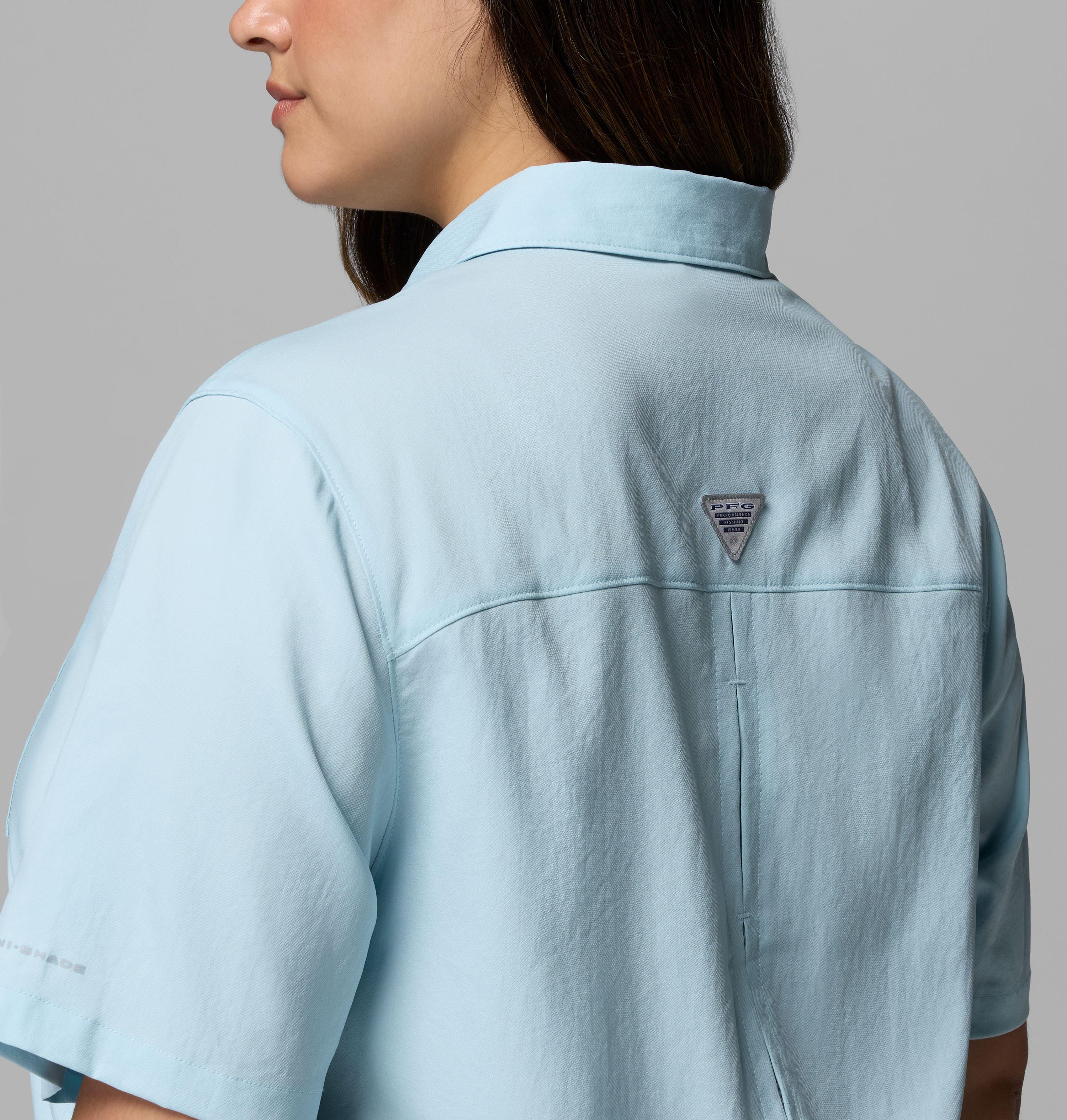 Women's PFG Castback Woven Short Sleeve - Plus Size 7