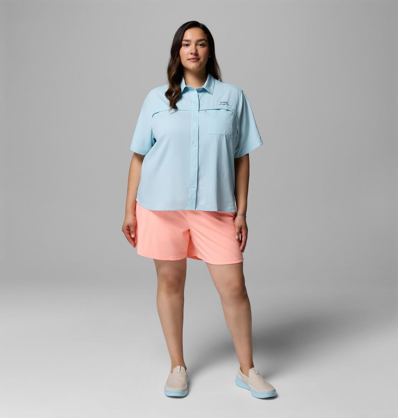 Women's PFG Castback™ Woven Short Sleeve - Plus Size 2