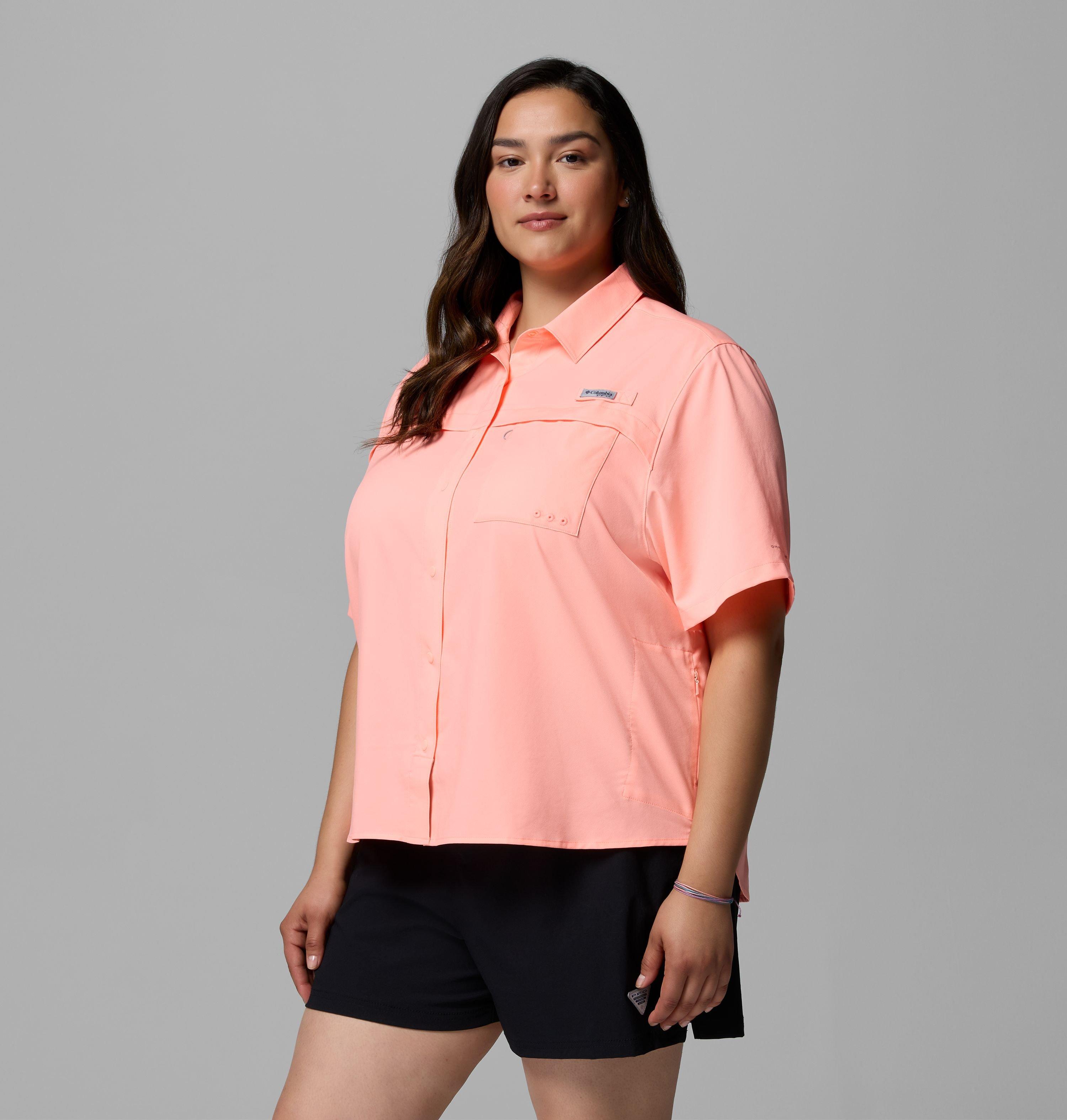 Women's PFG Castback™ Woven Short Sleeve - Plus Size | 807 | 2X 4
