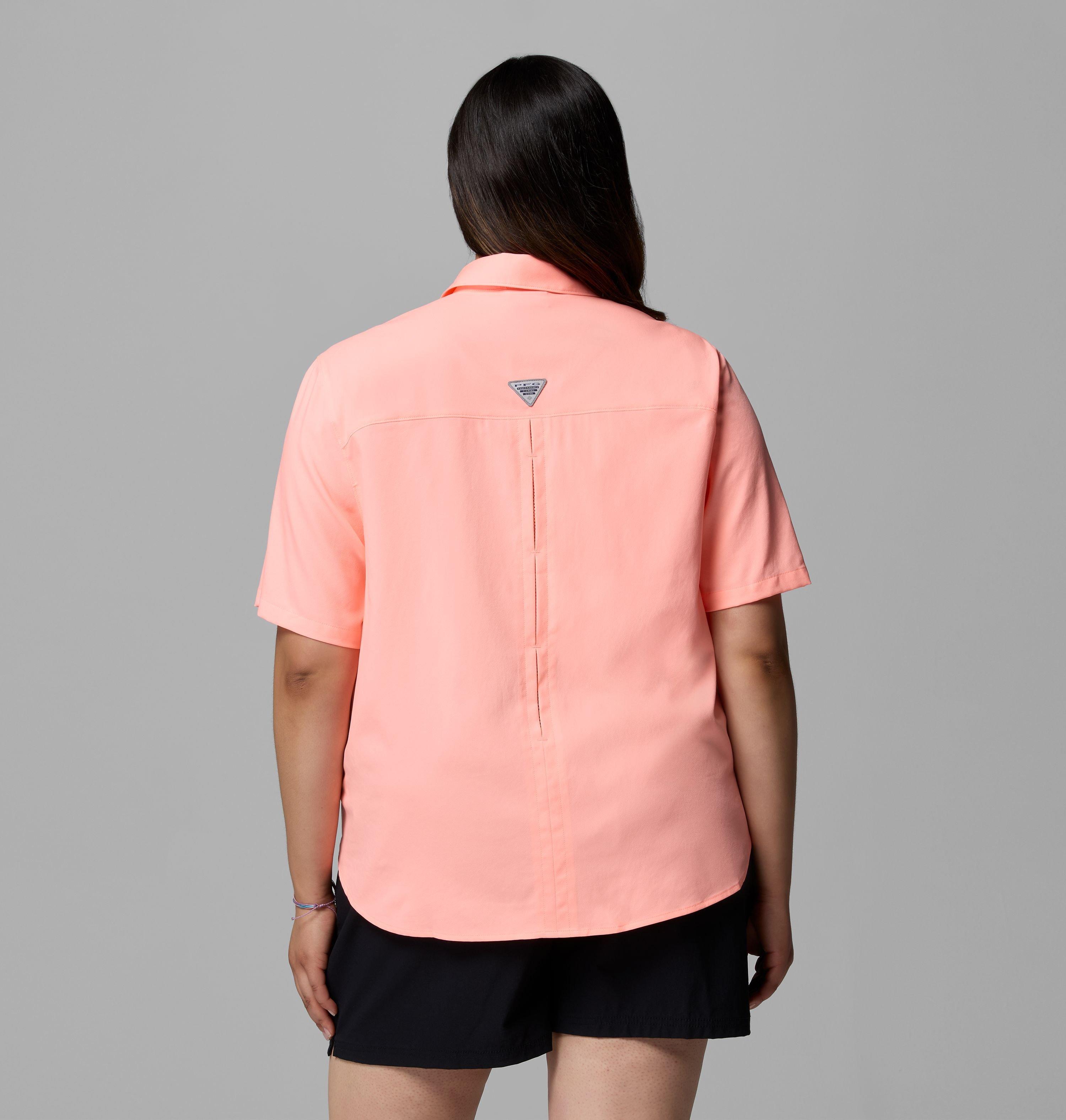Women's PFG Castback™ Woven Short Sleeve - Plus Size | 807 | 2X 3