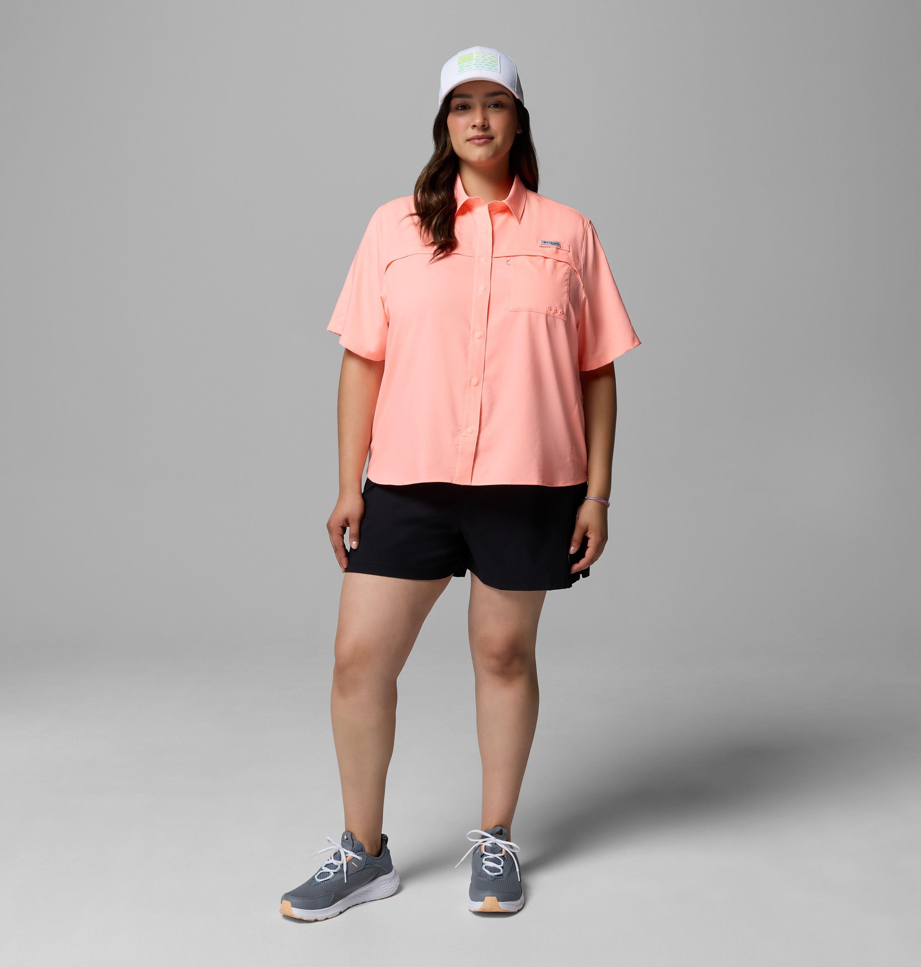 Women's PFG Castback™ Woven Short Sleeve - Plus Size | 807 | 2X 2