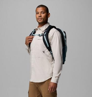 Mochila unisex para el d&iacute;a a d&iacute;a Landroamer de 24 litros, Color: Everblue, Black, Crushed Blue, image 11