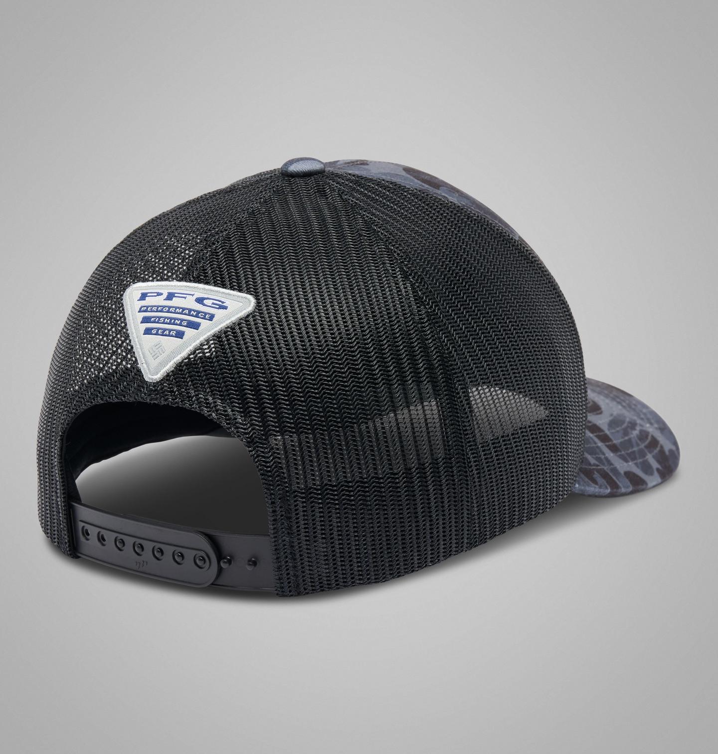Кепка Columbia PFG Camo Snap Back Ball, цвет: Чёрный / Hooks Weld — фото 2