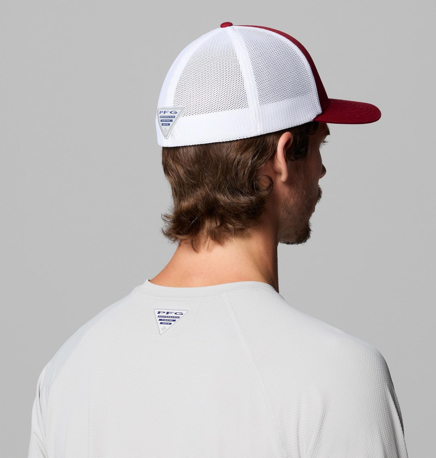 Кепка Columbia PFG Icon Mesh Ball, цвет: Свекольный — фото 4