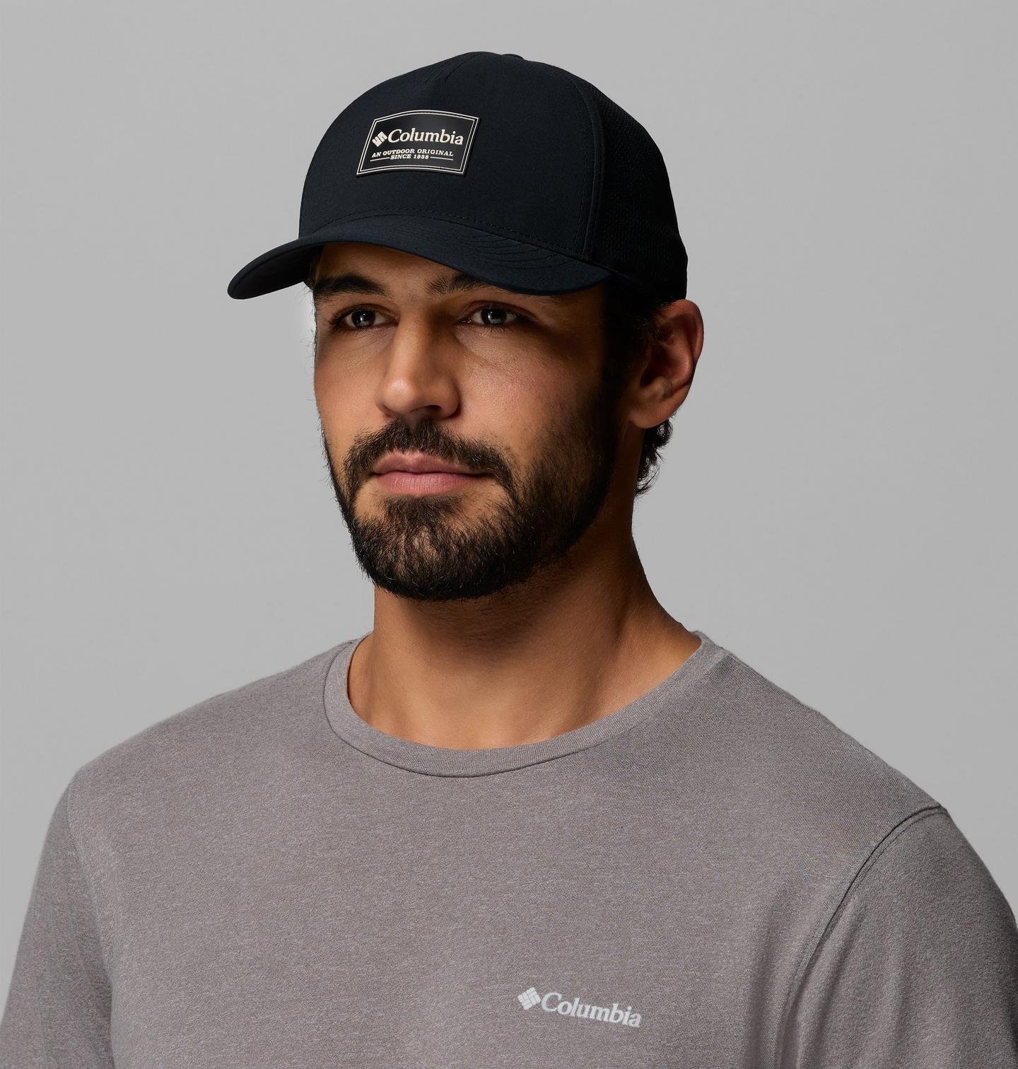 Кепка Columbia Mountaincap II 3D Stretch Snapback Hat, цвет: Чёрный / Outdoor Original — фото 3