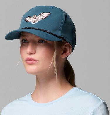 Gorra unisex con cierre posterior a presi&oacute;n Ecoscape, Color: Everblue, Owl, image 4