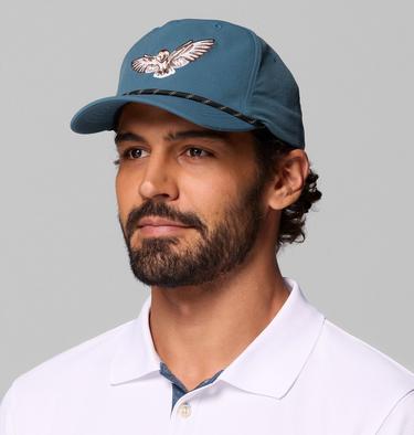 Gorra unisex con cierre posterior a presi&oacute;n Ecoscape, Color: Everblue, Owl, image 3