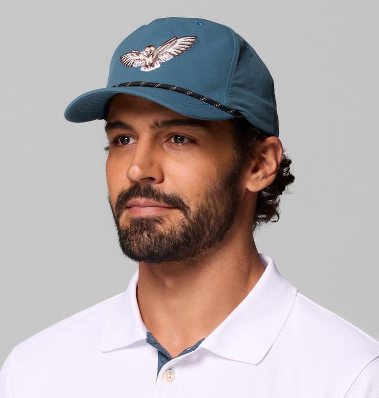 Unisex Ecoscape Snapback Cap, Color: Everblue, Owl, image 3