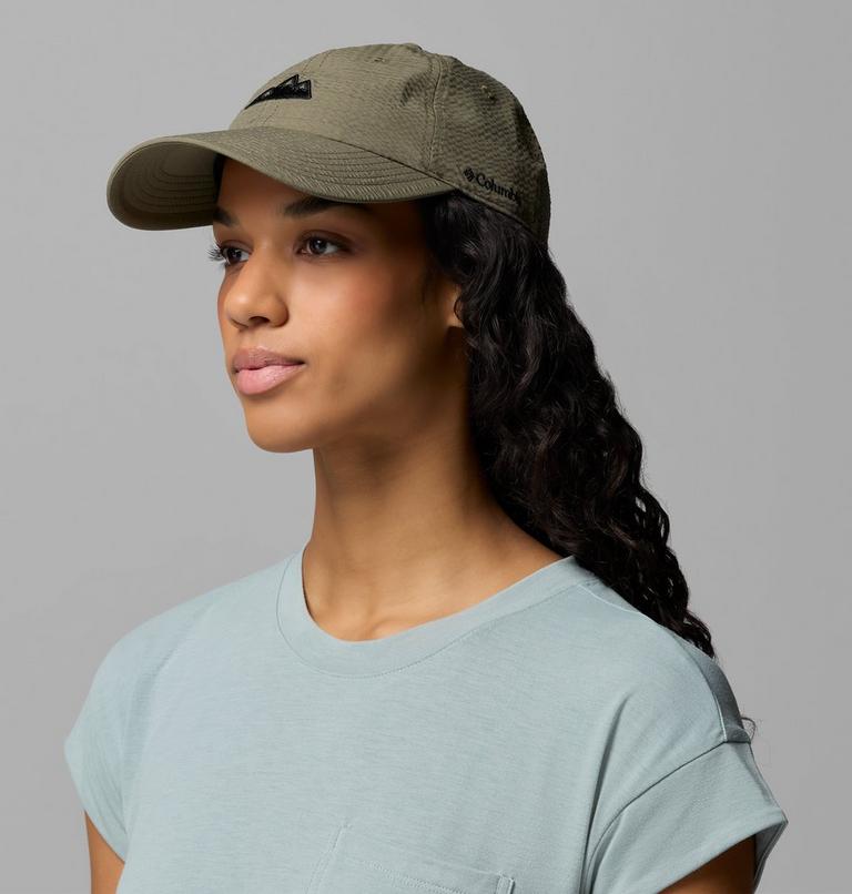 Unisex Wellzy Cap, Color: Stone Green, Mountains Graphic, image 5