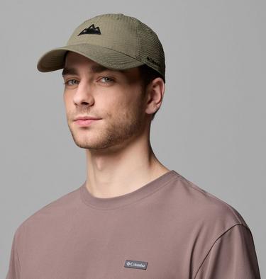 Unisex Wellzy Cap, Color: Stone Green, Mountains Graphic, image 7
