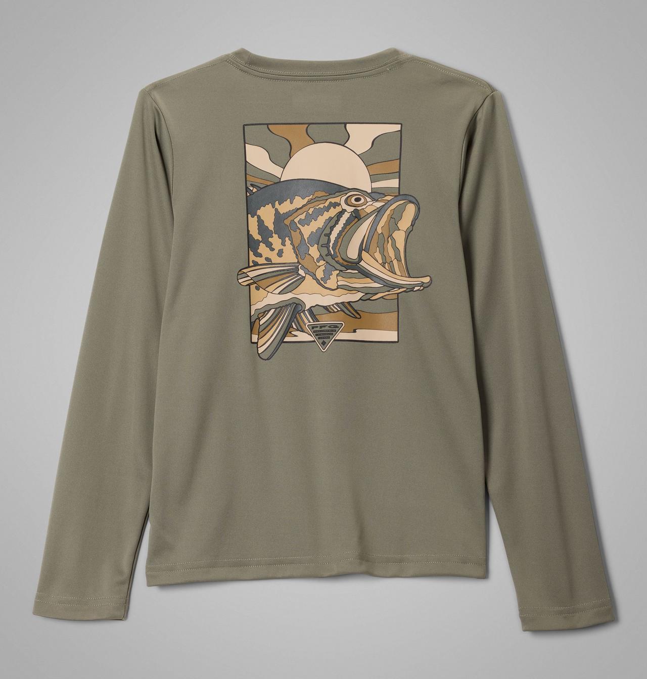 Boys' Terminal Tackle PFG™ Fish Shine Long Sleeve Shirt 1