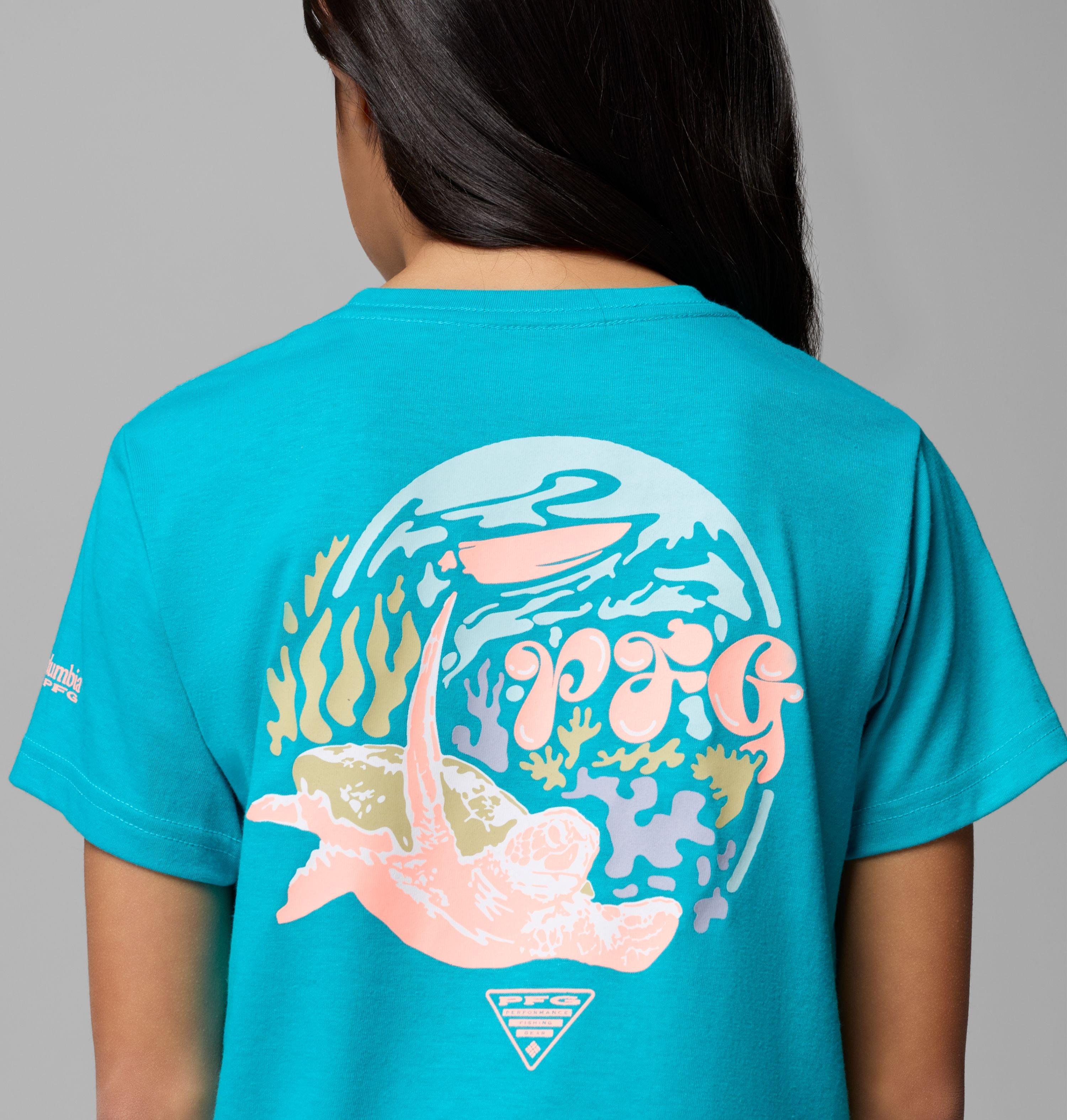 Girls' PFG Palm Waves Short Sleeve T-Shirt 5