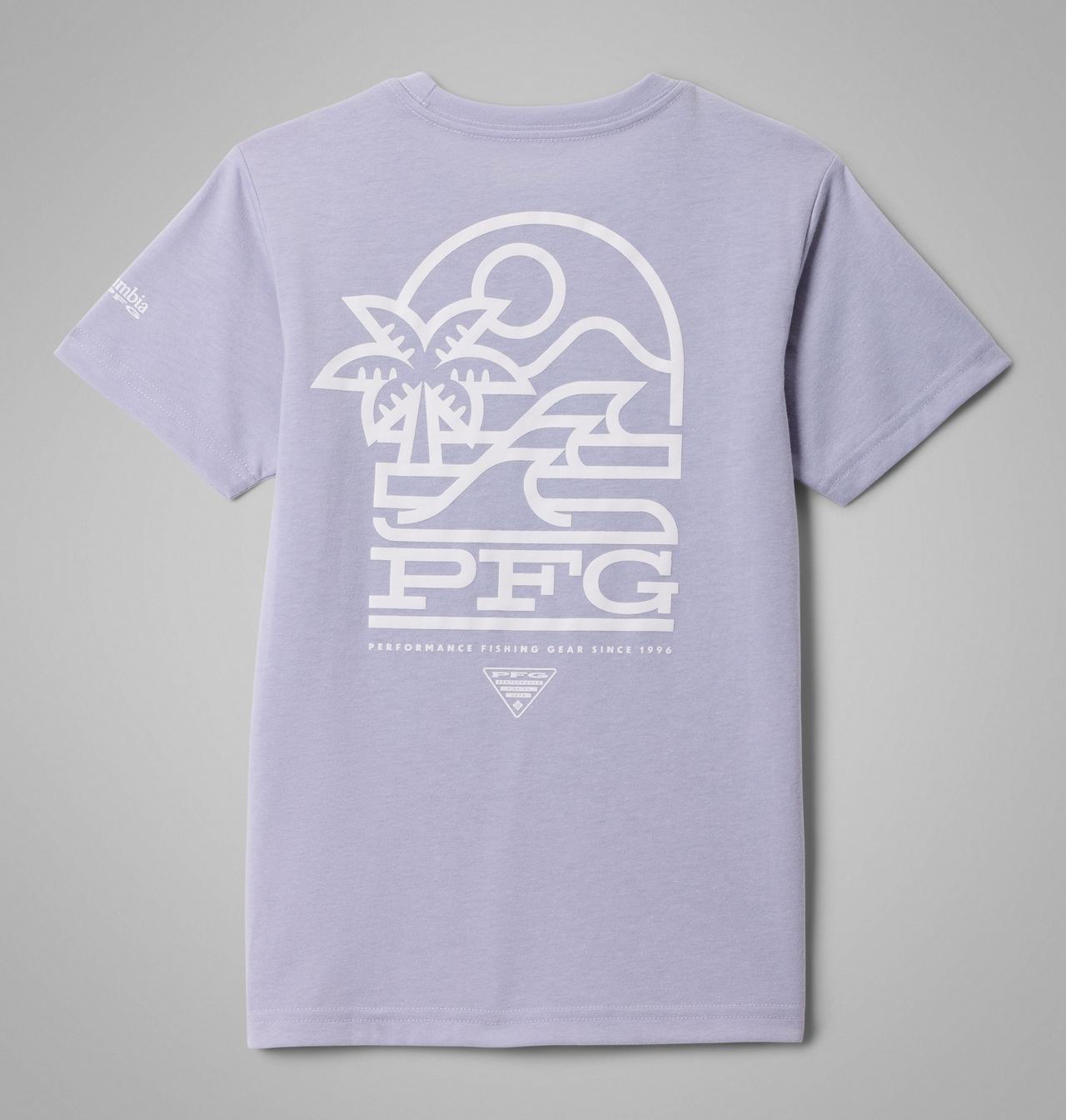 Girls' PFG Palm Waves Short Sleeve T-Shirt 1
