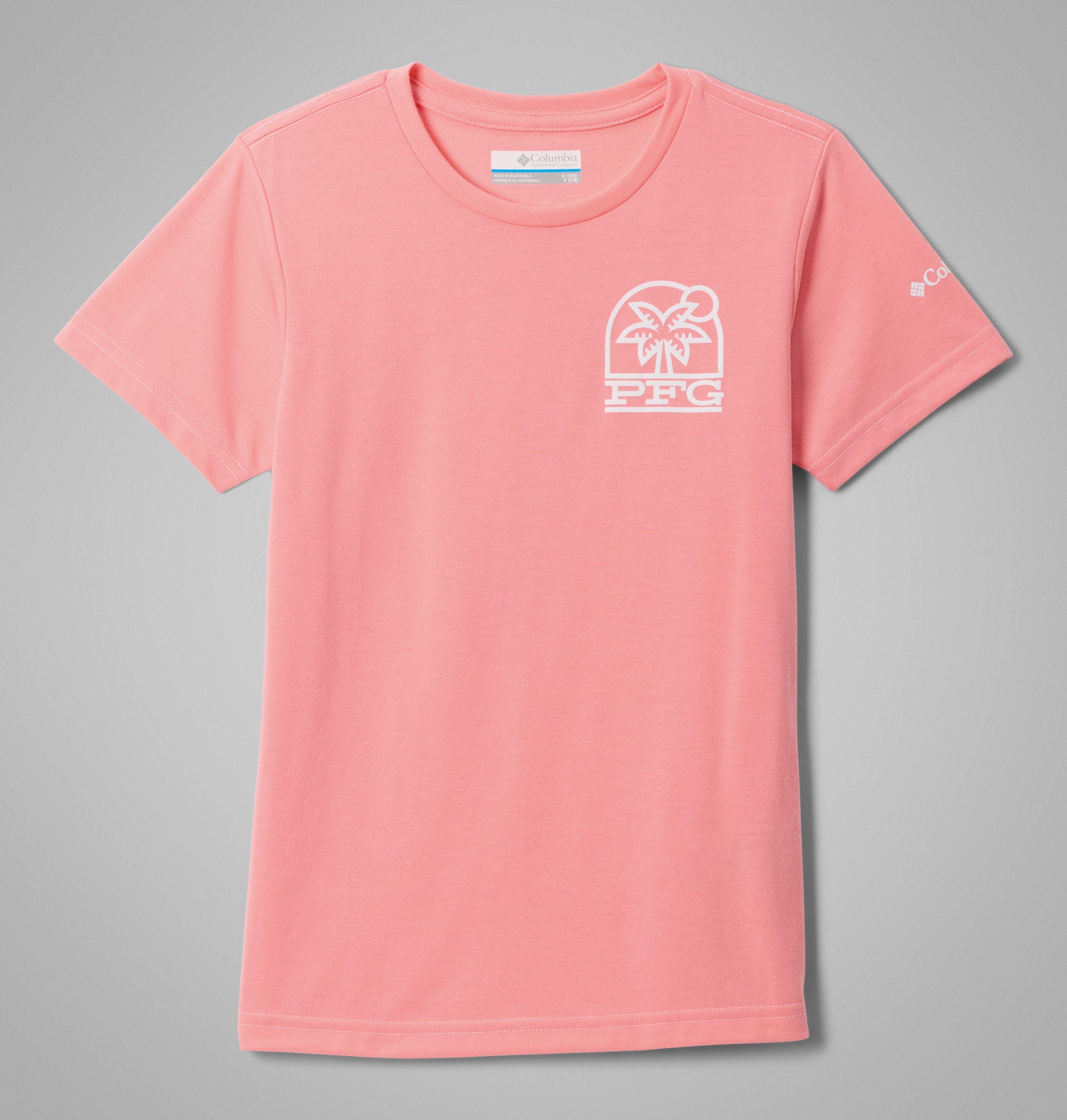 Girls' PFG™ Palm Waves Short Sleeve T-Shirt | 807 | XS 2