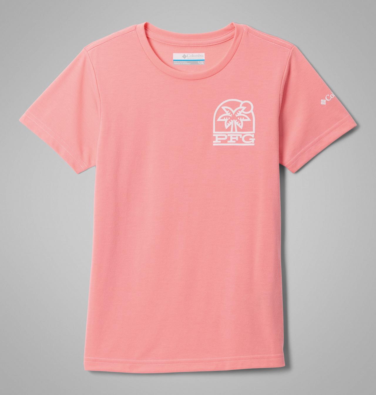 Girls' PFG™ Palm Waves Short Sleeve T-Shirt 2