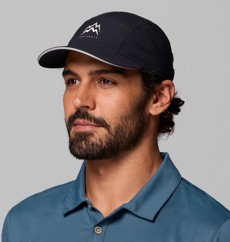 Unisex Speed Trail Cap, Color: Black, Mountains, image 3