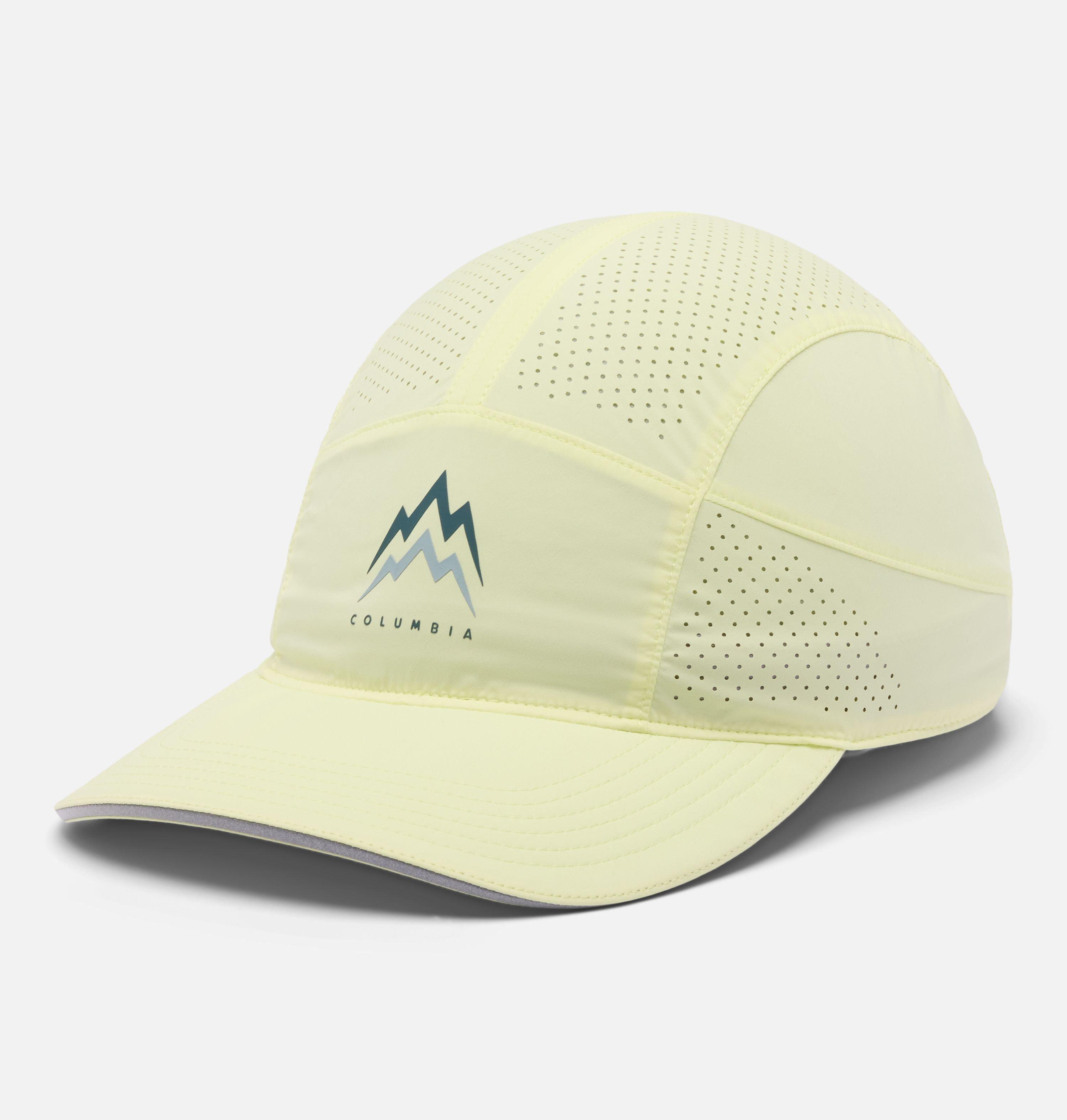 Columbia Sportswear Unisex Yellow Columbia - Speed Trail™ Cap - Citron Haze, Mountains Small