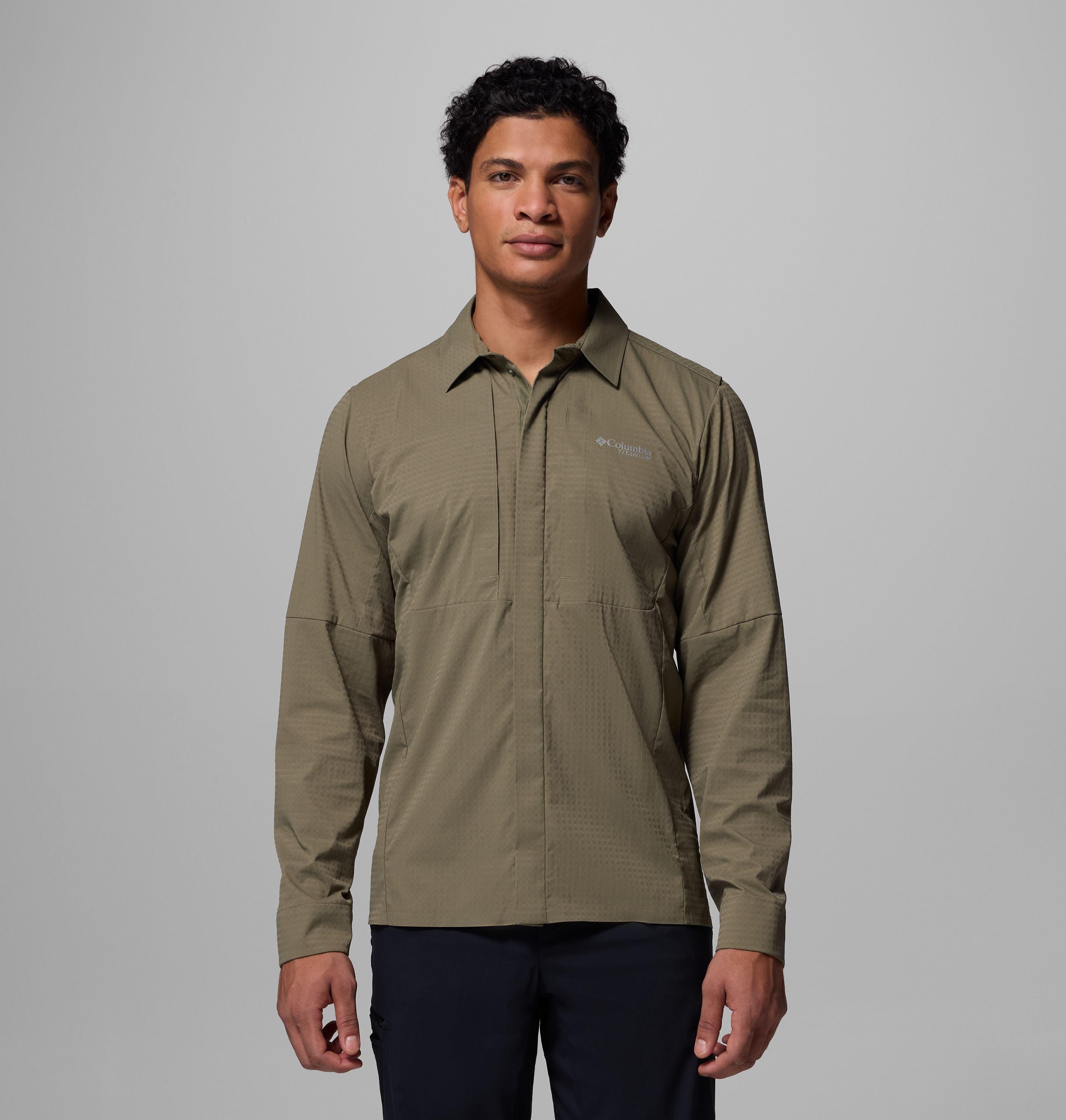 Columbia Men's Ridge Ascent Woven Long Sleeve Shirt-