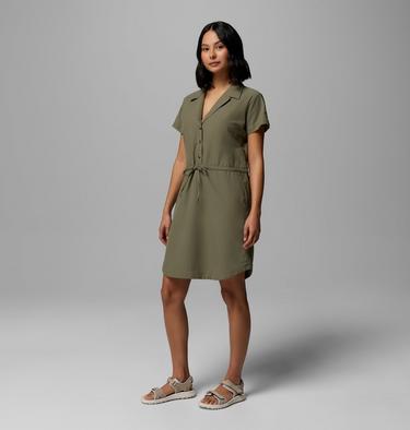 Women's Cedar Crest Dress, Color: Stone Green, image 8