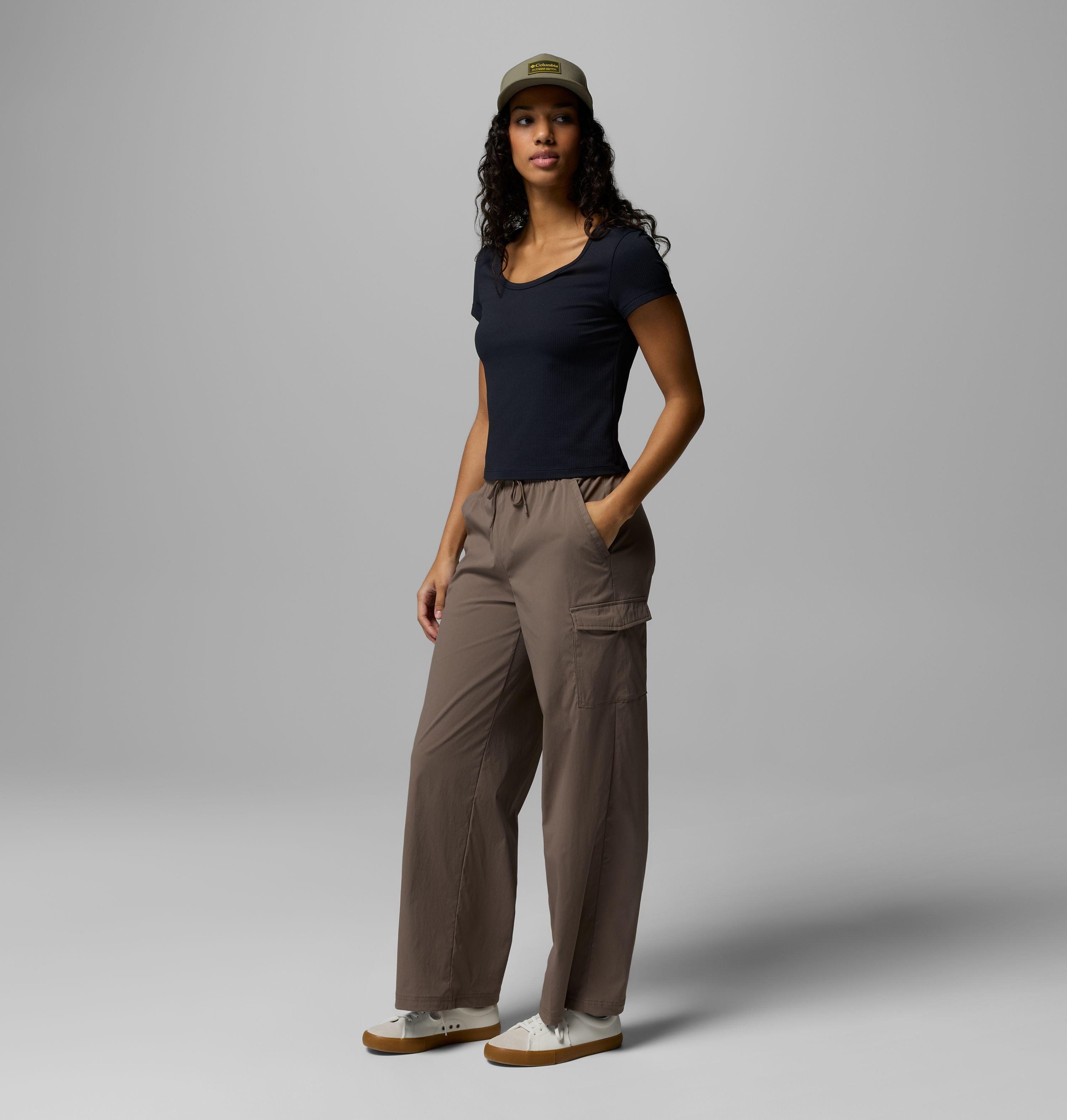 Columbia All Seasons Slim Pull-on Pant | Pantaloni Donna | Protezione UPF 50 | Taglia XXL | Canoa