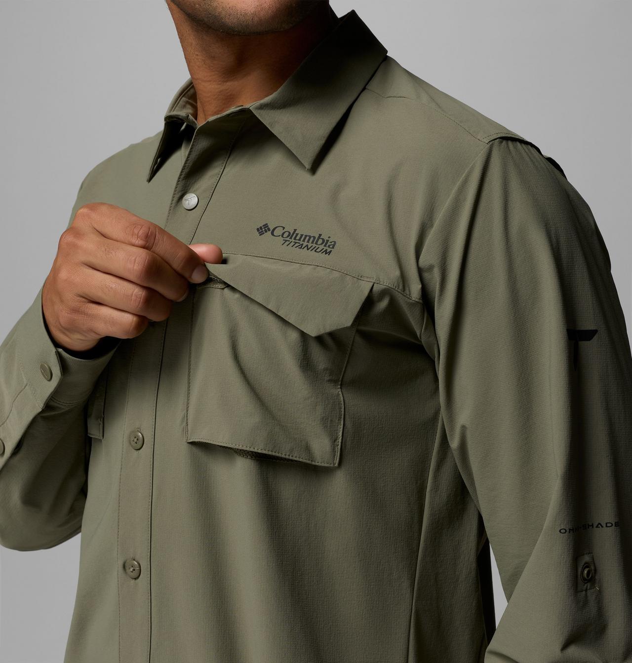 Homme – Haut tissé à manches longues Silver Ridge Elite 8