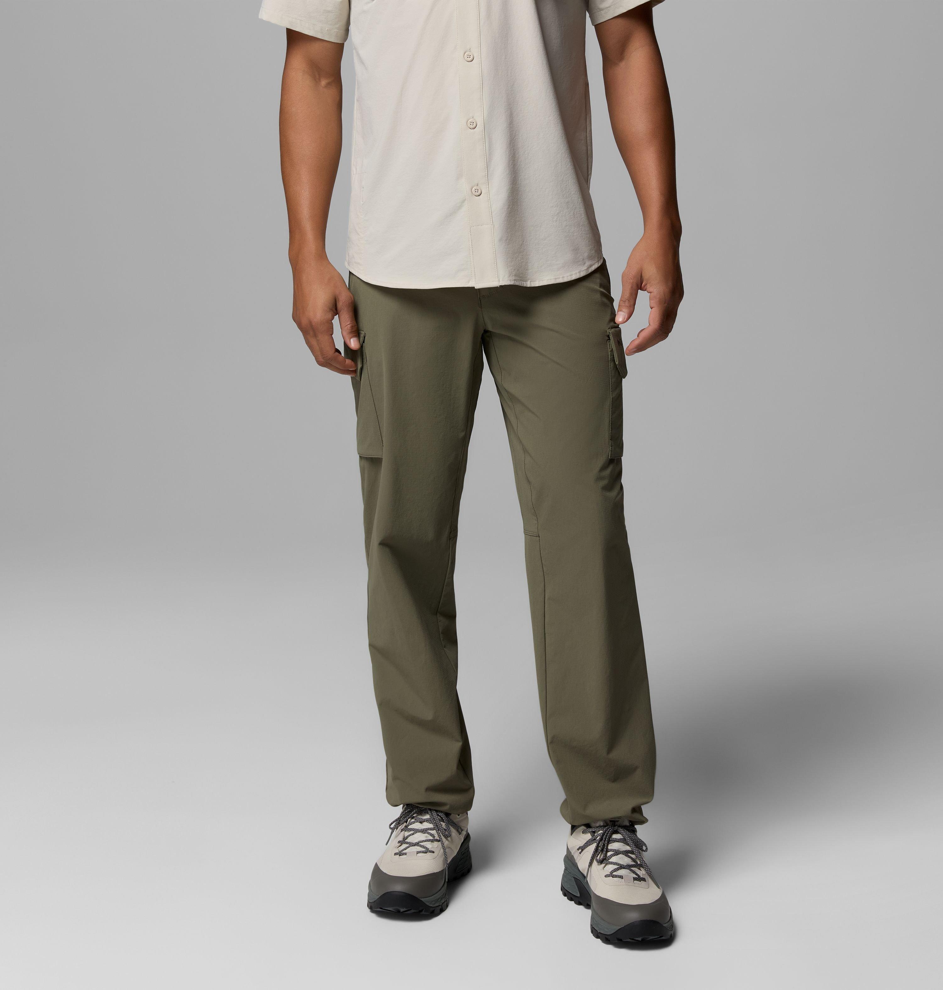 Columbia Sportswear Men's Green Columbia - Silver Ridge™ Elite Hiking Trousers - Stone Size 34