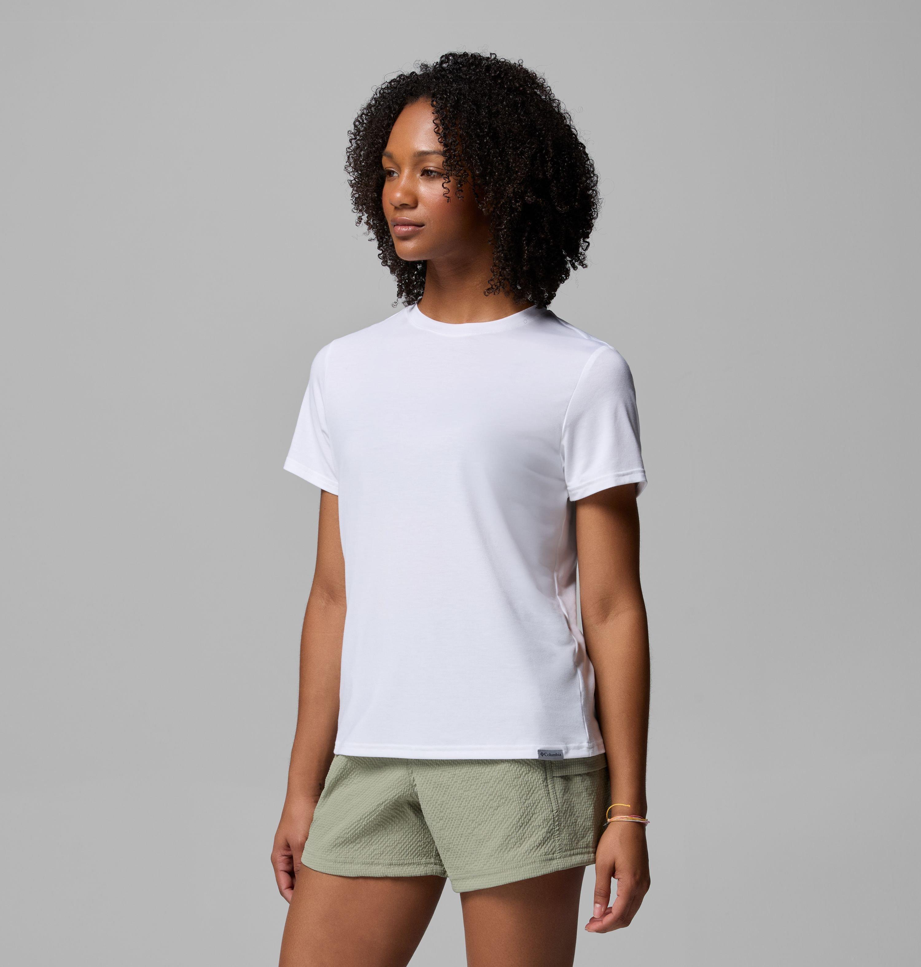 T-shirt à manches courtes doux et extensible CSC pour femme 4