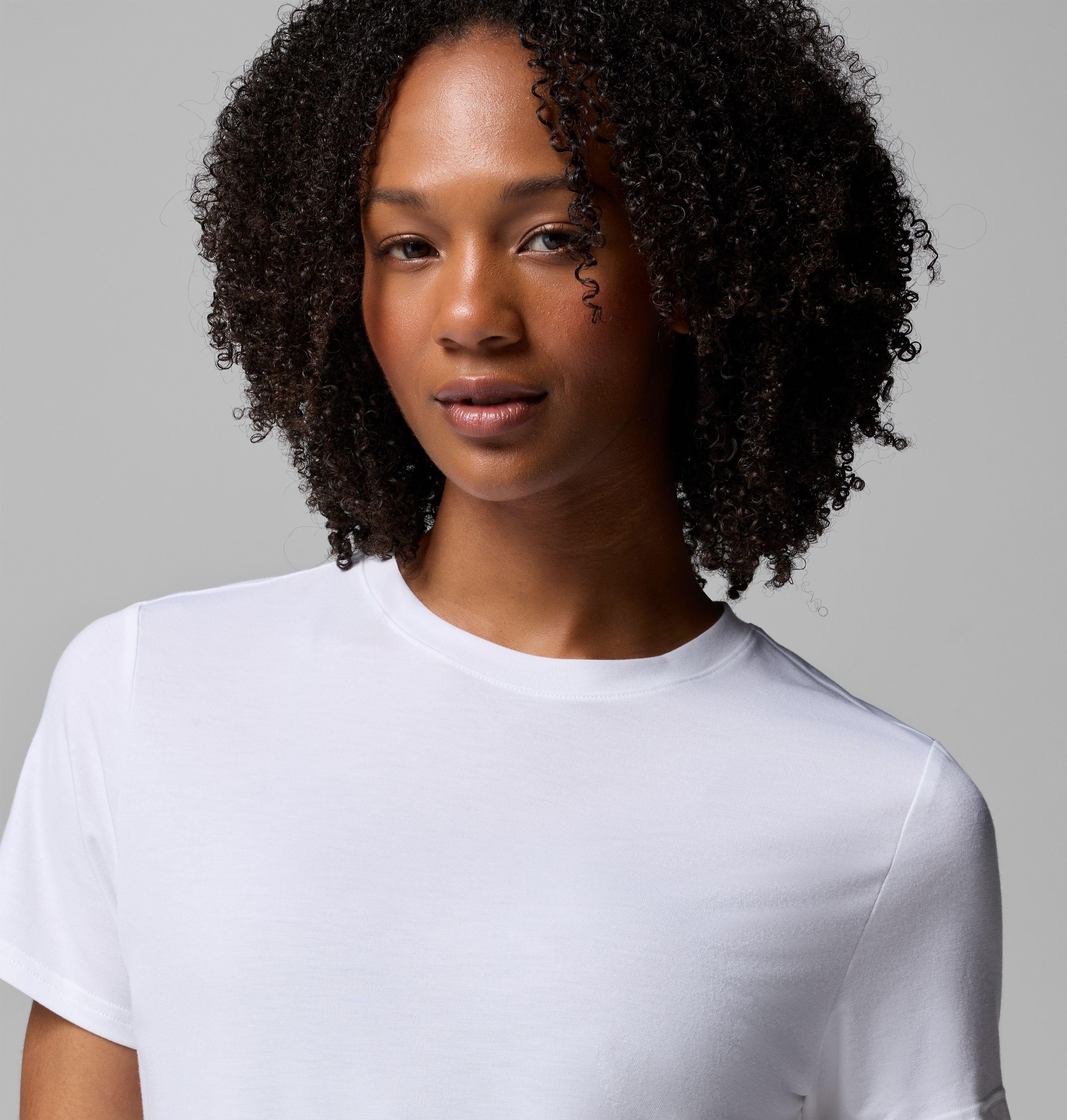 T-shirt à manches courtes doux et extensible CSC pour femme 5