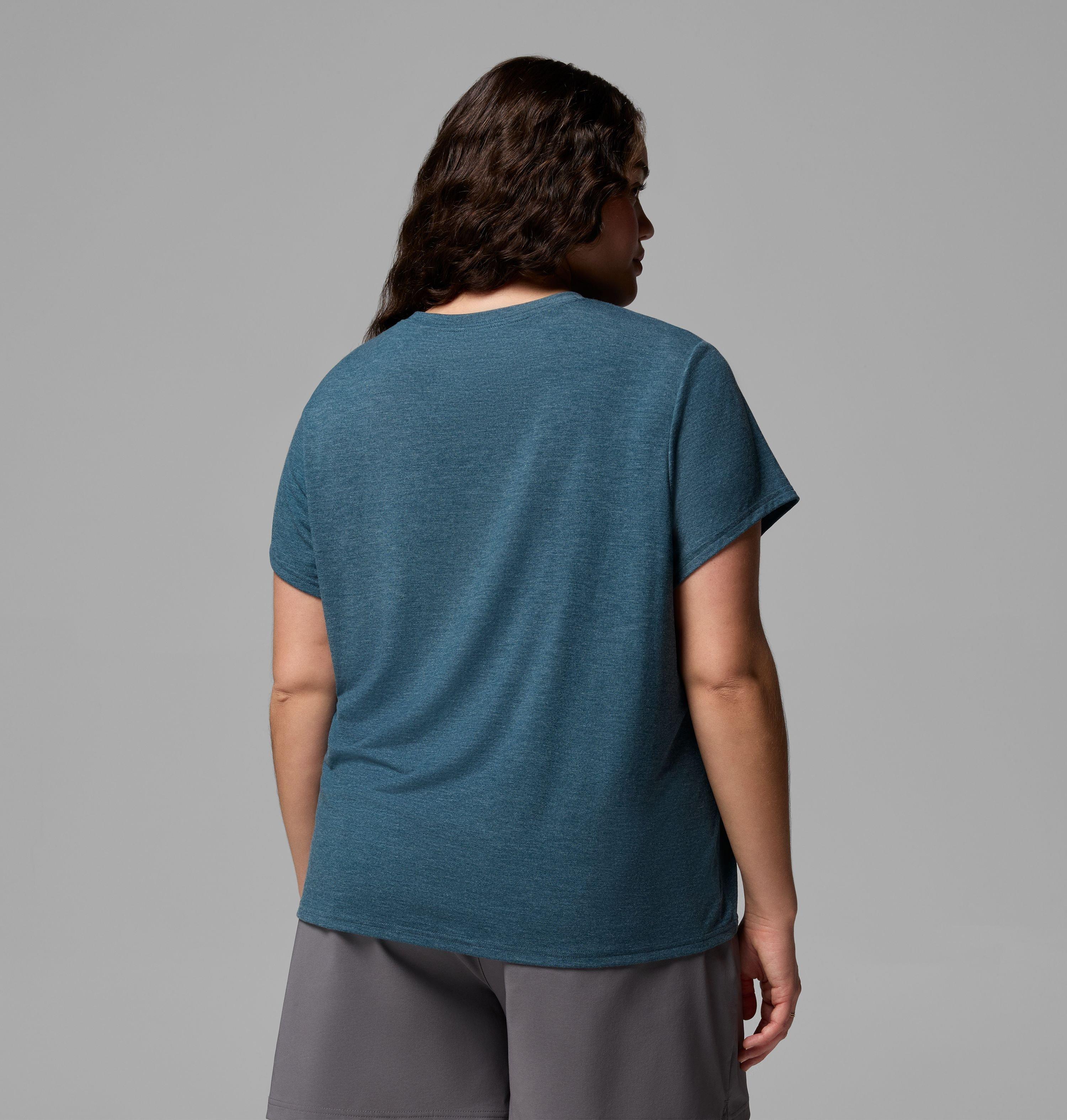 T-shirt à manches courtes doux et extensible CSC pour femme – Grandes tailles | 429 | 1X 3