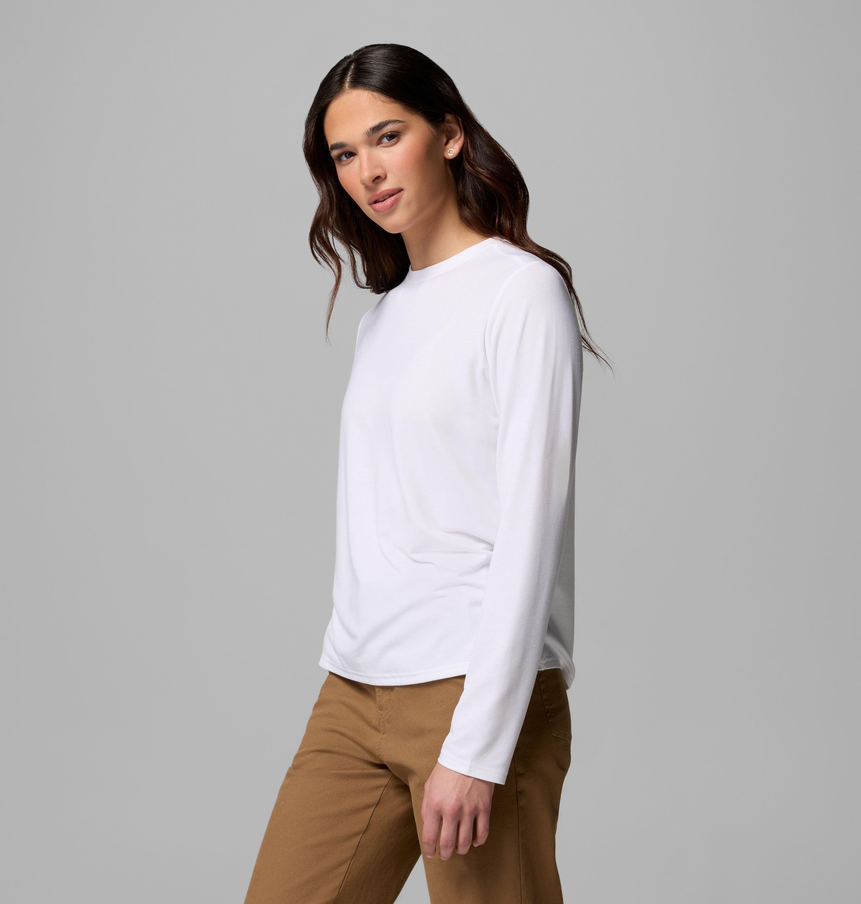 T-shirt à manches longues doux et extensible CSC pour femme | 100 | XXL 4