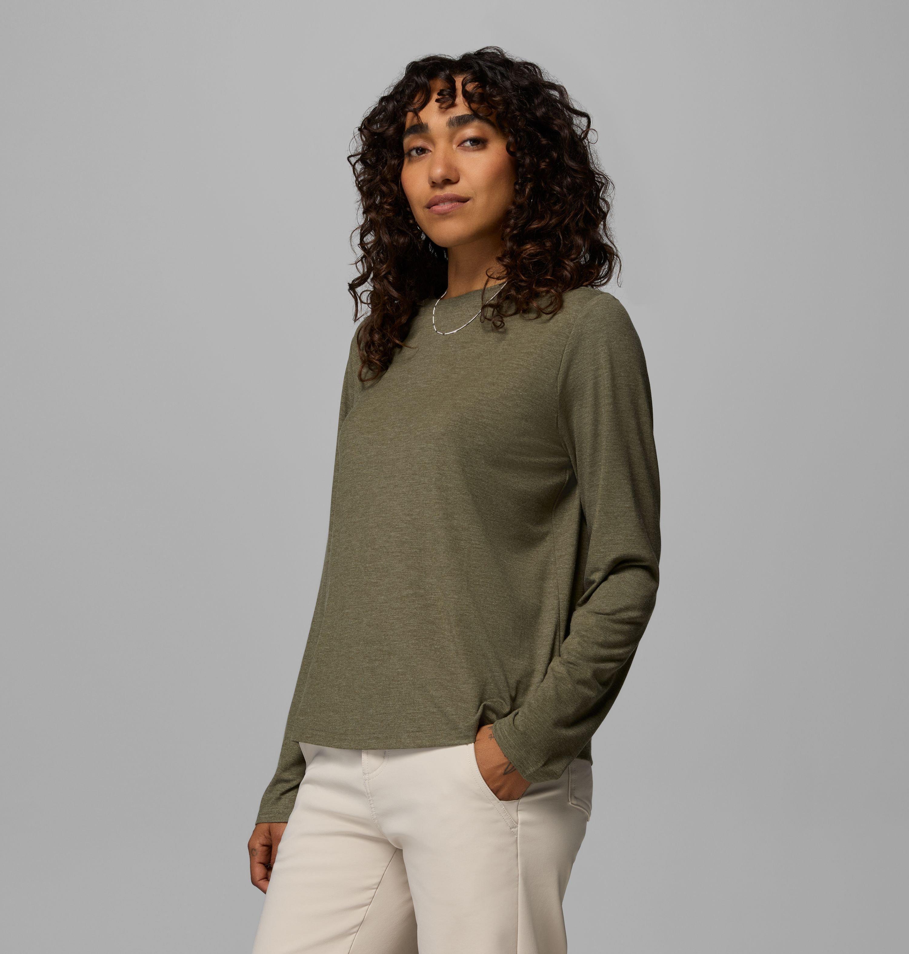 T-shirt à manches longues doux et extensible CSC pour femme | 397 | XL 4