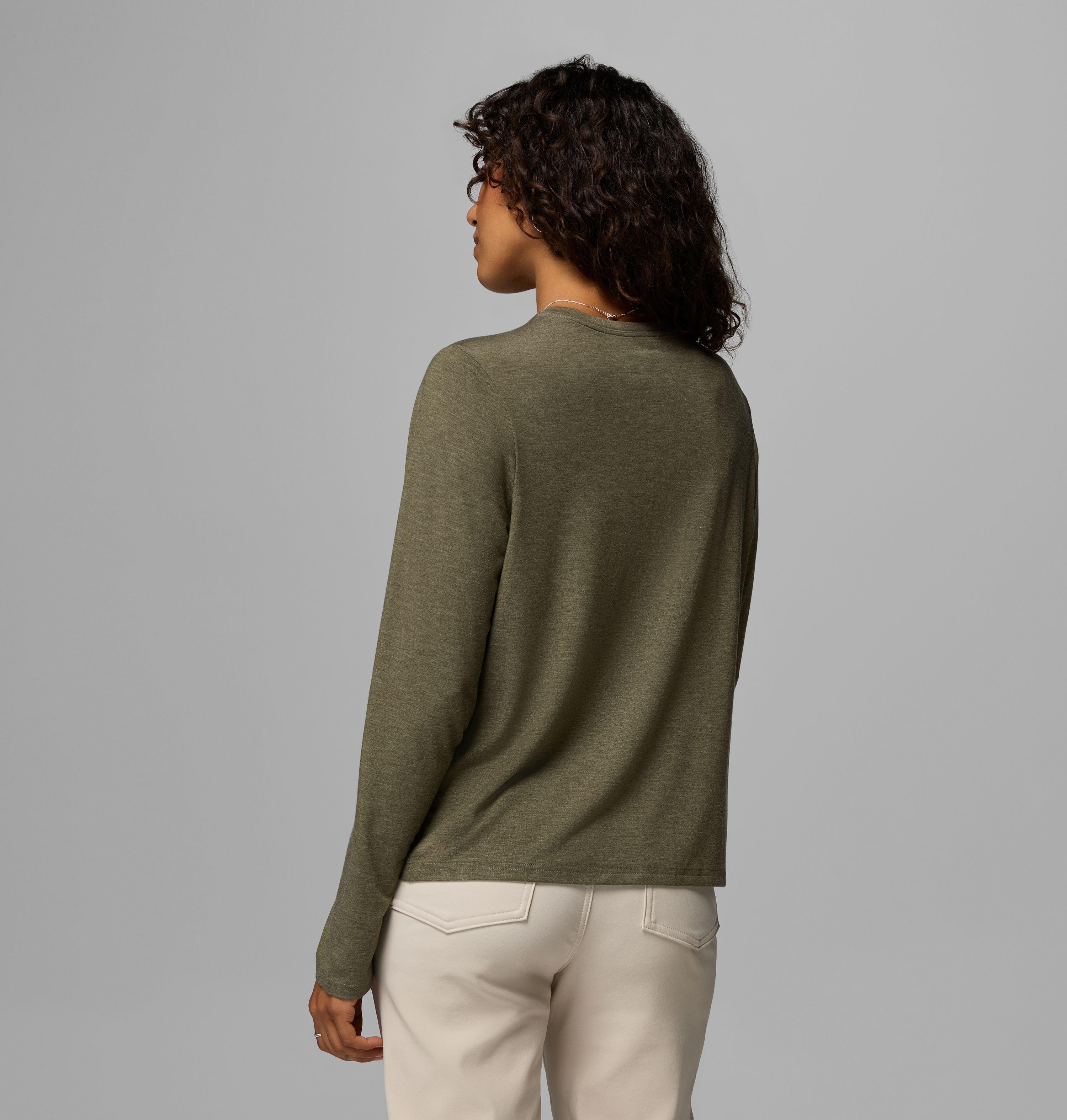 T-shirt à manches longues doux et extensible CSC pour femme | 397 | XL 3