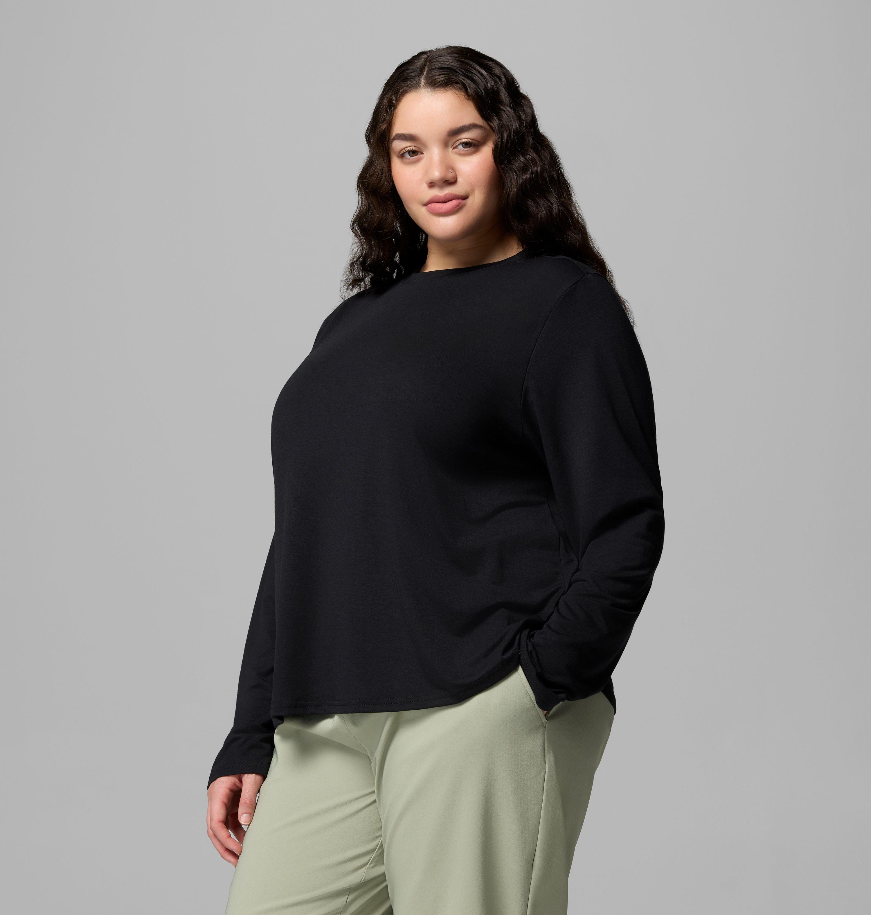 Women's CSC Soft Stretch Long Sleeve T-Shirt - Plus Size | 010 | 1X 4