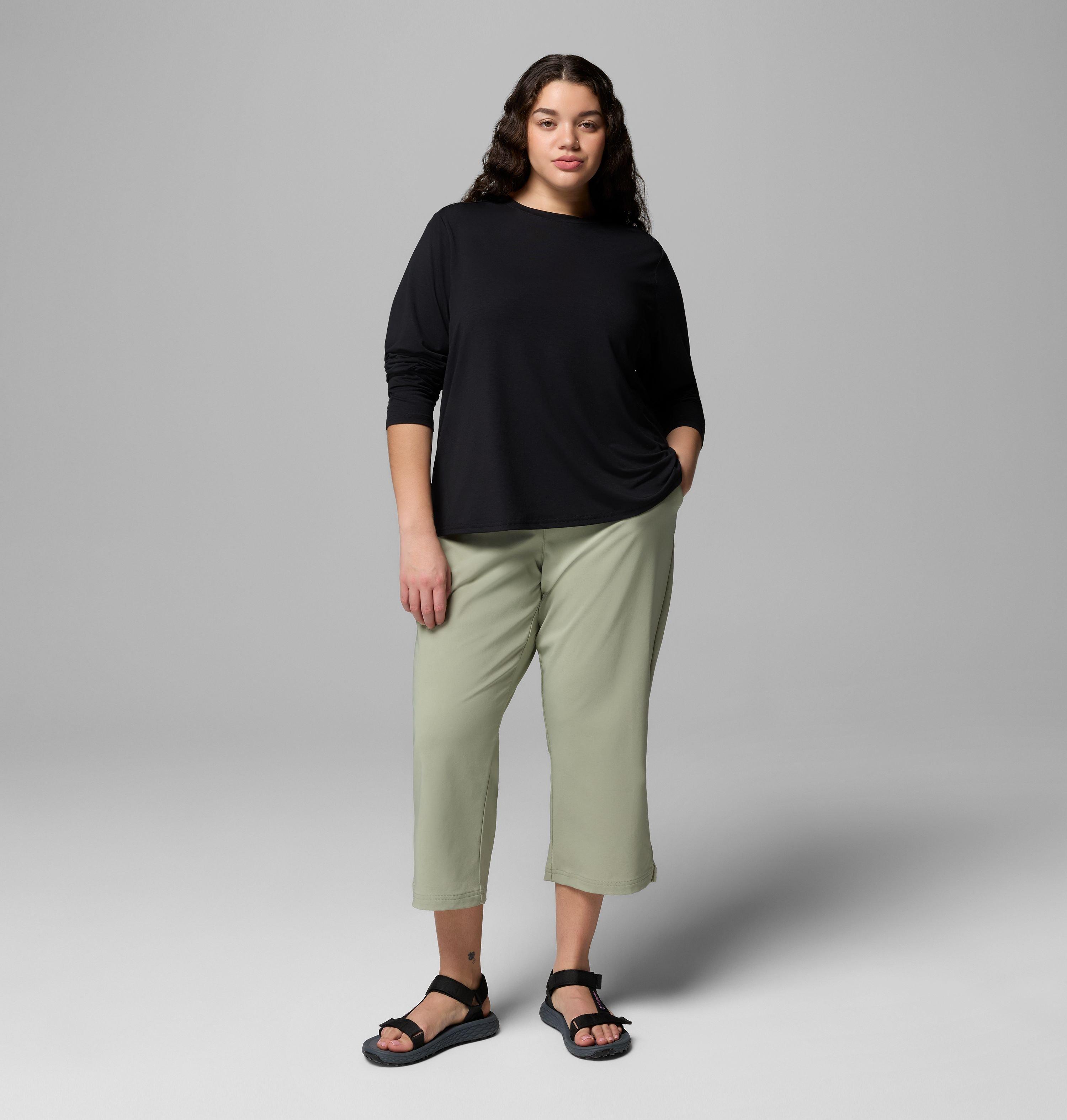 Women's CSC Soft Stretch Long Sleeve T-Shirt - Plus Size | 010 | 1X 2