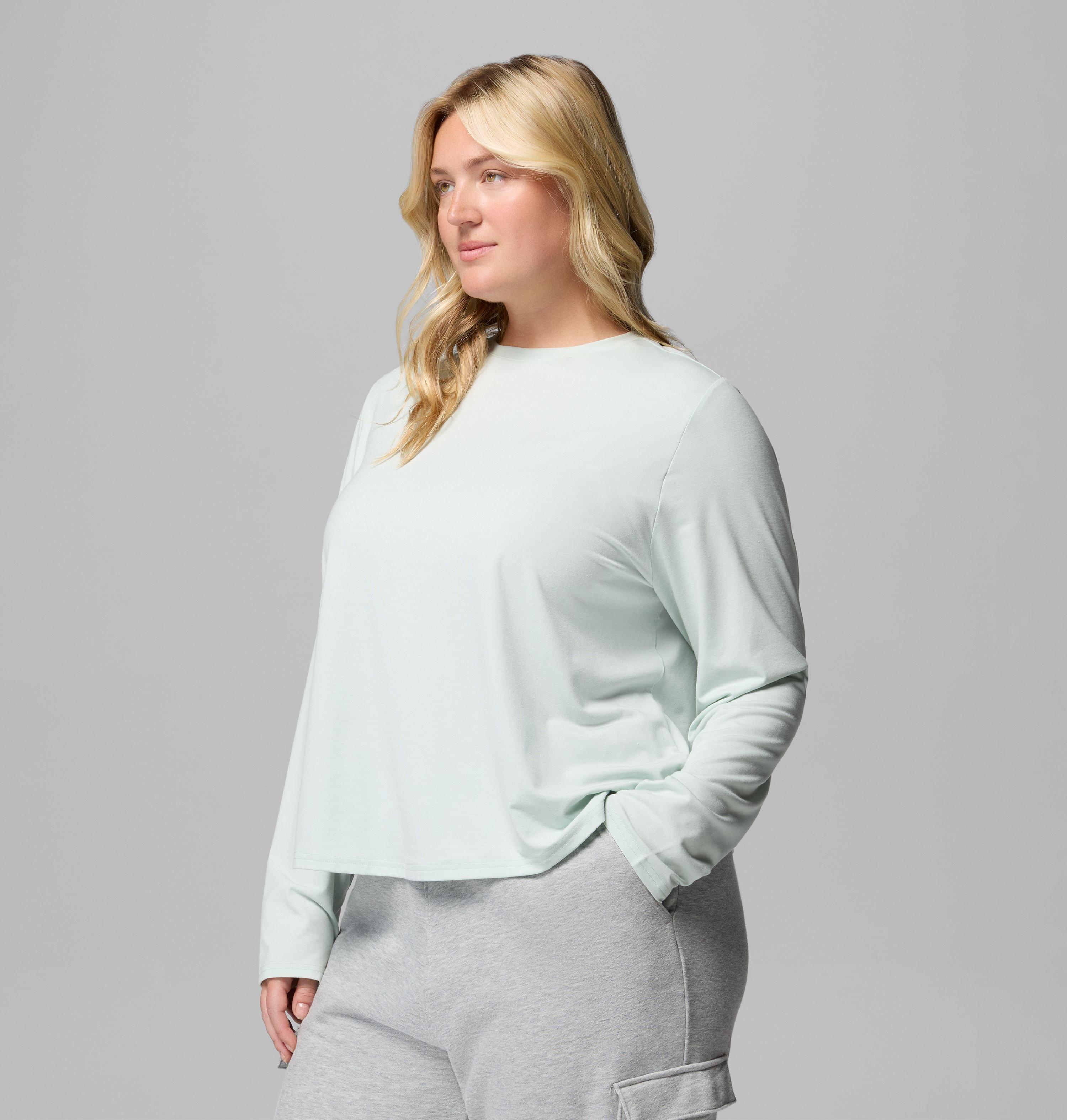 Women's CSC Soft Stretch Long Sleeve T-Shirt - Plus Size | 309 | 3X 4