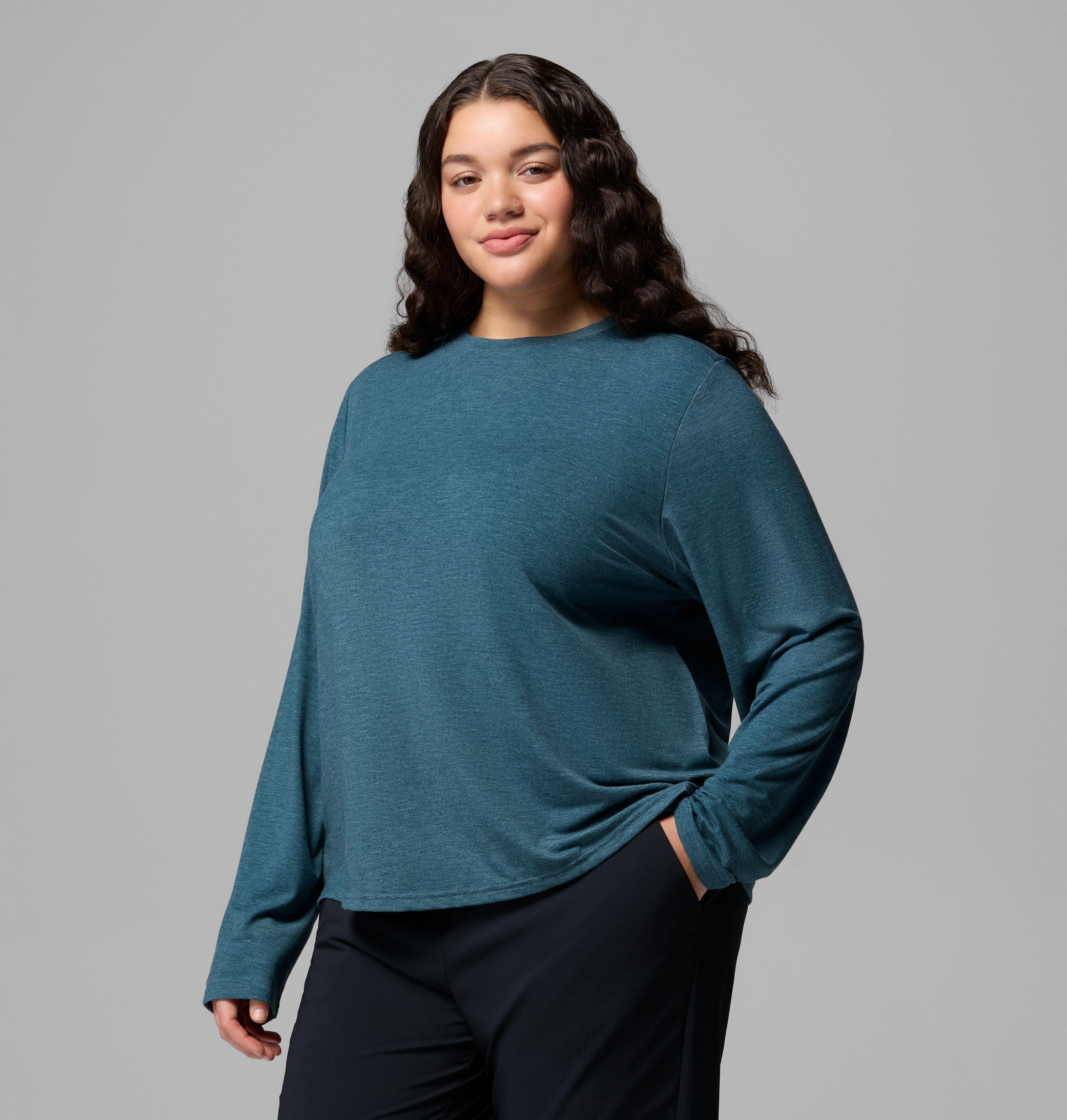 Women's CSC Soft Stretch Long Sleeve T-Shirt - Plus Size | 429 | 3X 4