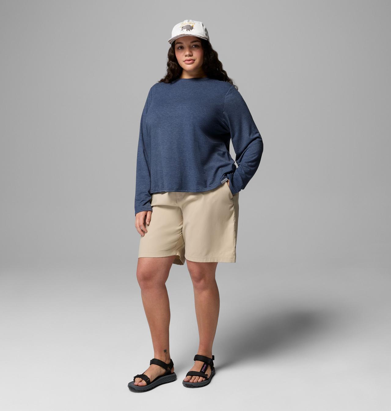 Women's CSC™ Soft Stretch Long Sleeve T-Shirt - Plus Size | 464 | 3X 2